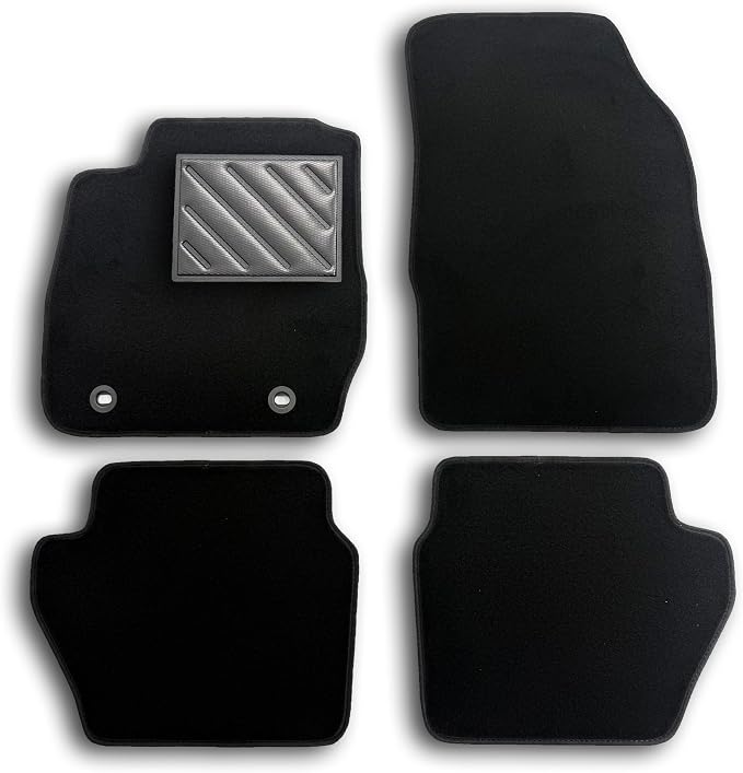 Alfombrillas para Ford Fiesta Vi MK6 2008-2011 BOTÓN Ovalado…