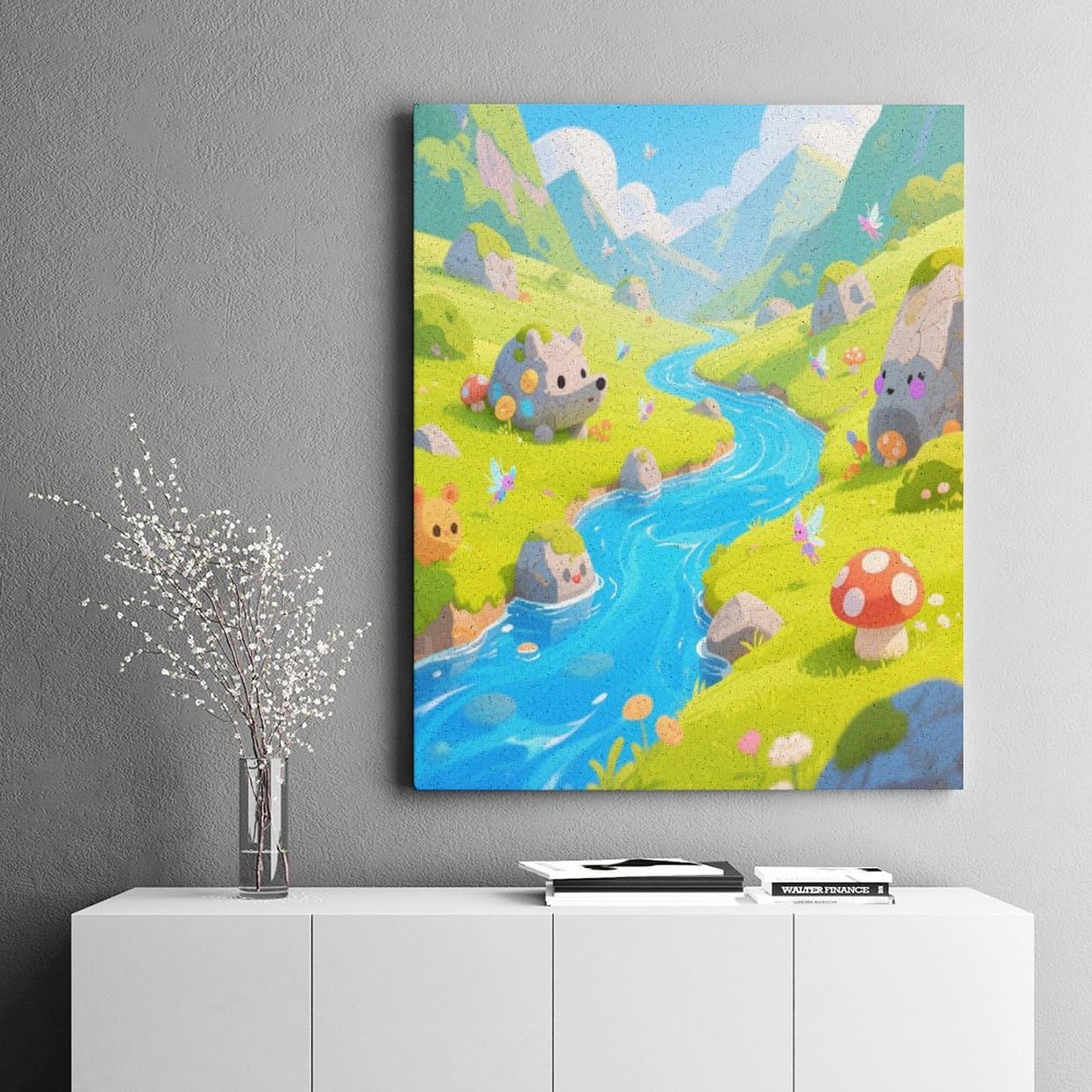 KOAYUBFC Malen nach Zahlen für Erwachsene, Anfänger, Erwachsene, Malen-nach-Zahlen-Kits auf Leinwand, Acryl-Ölfarben, Gemälde mit Pinseln als Geschenk, Wanddekoration für Zuhause, Wanddekoration