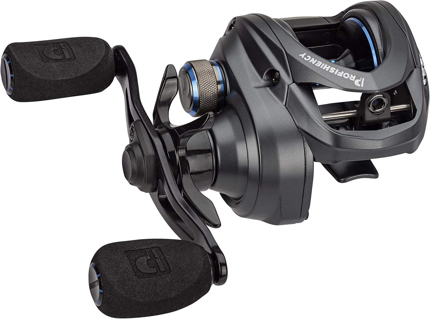 ProFISHiency Baitcast Reel Right Hand Retrieve | Stainless Steel Bearings, 6.4:1 Gear Ratio | Lightweight Graphite Body, Carbon Fiber Drag System | Aluminum Handle, Anodized Aluminum Spool