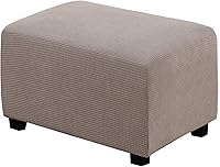 Vista 37 de H.VERSAILTEX Funda combinada para cojín otomano y sofá, funda rectangular para sofá, longitud de 56 a 75 pulgadas, adecuada para funda de cojín