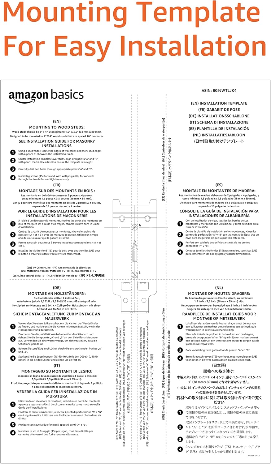 Mounted TV on Amazon Basics Fixed Flat TV Wall Mount