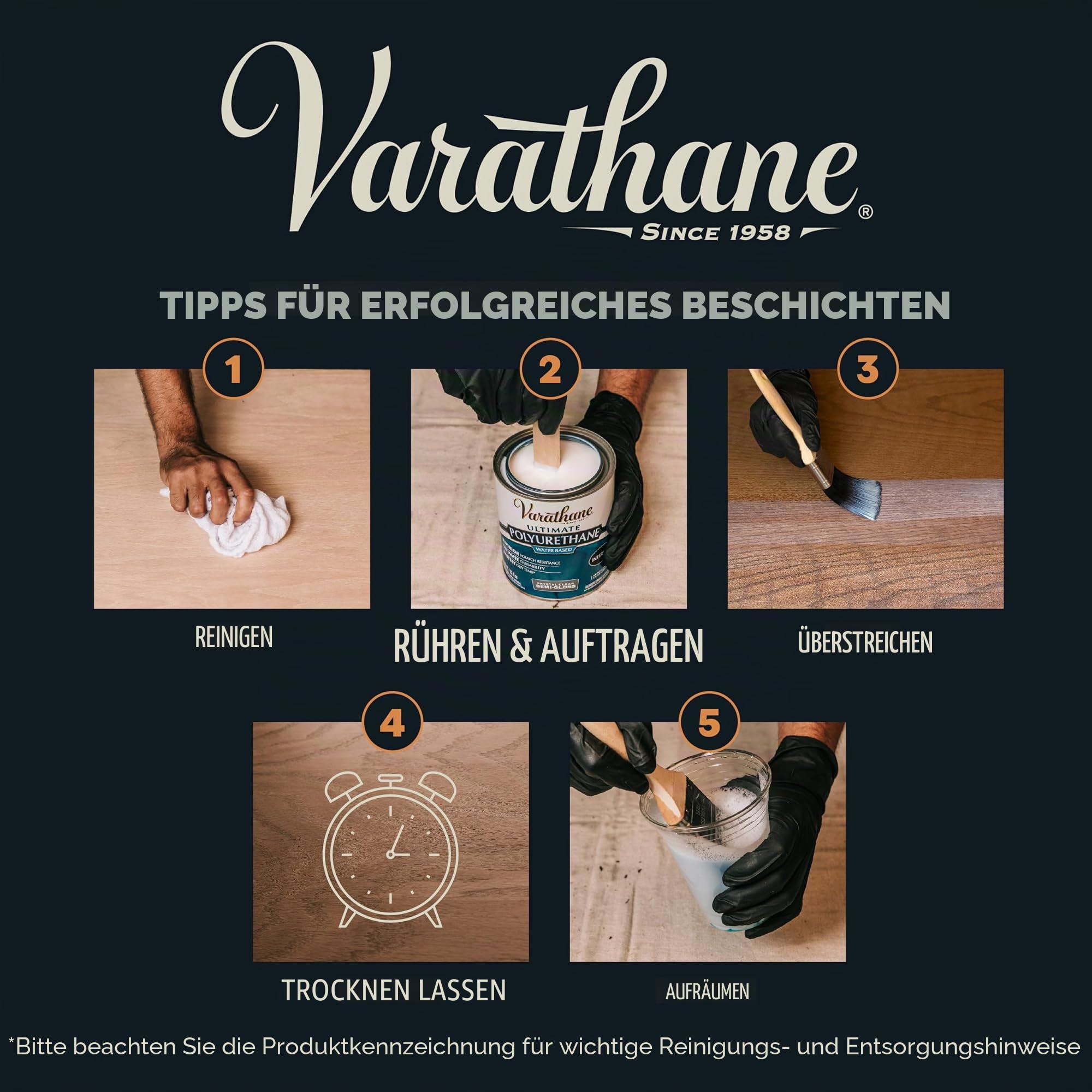 Varathane 262074 1 Quart Clear Matte Soft Touch Polyurethane by Zinsser