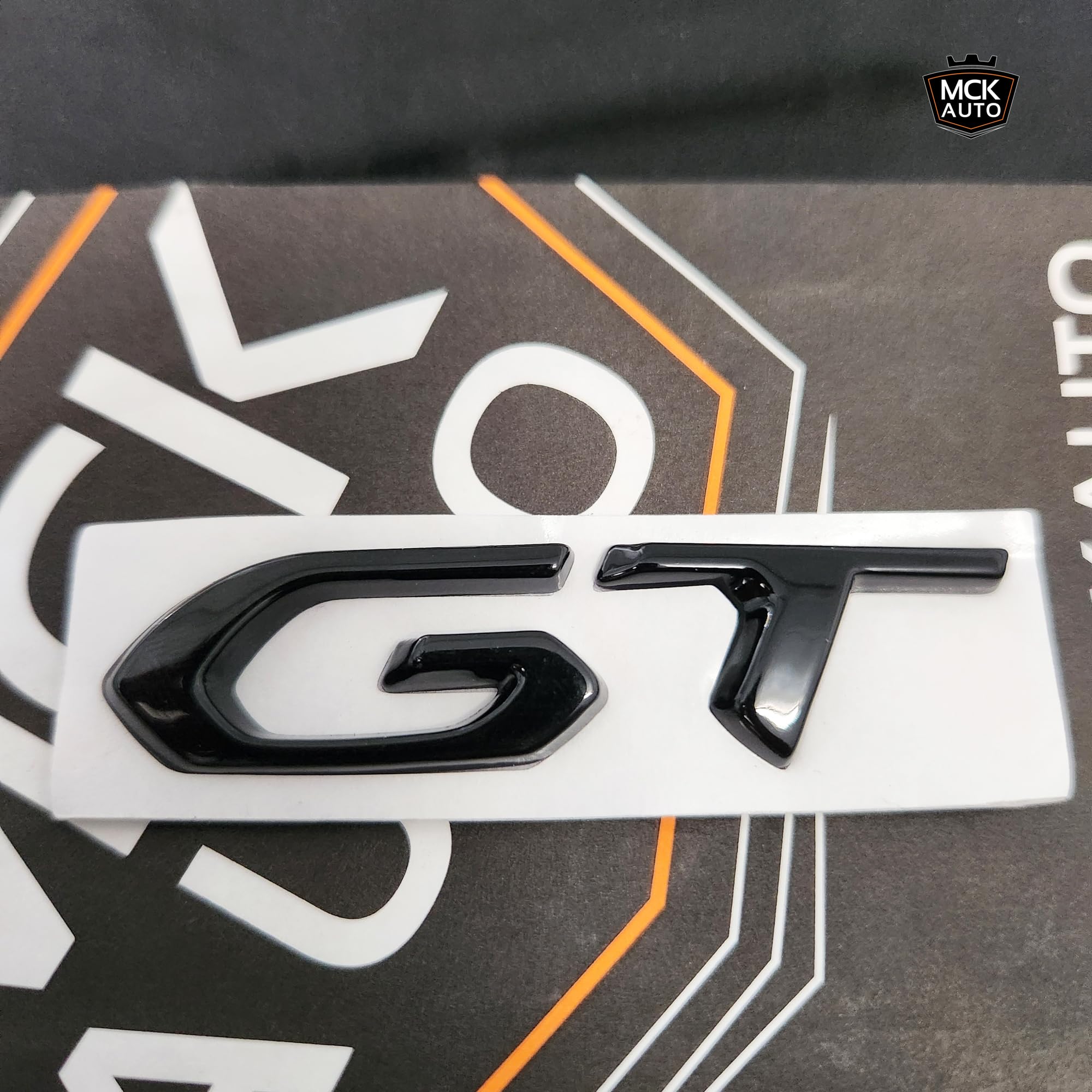 Logo posteriore lucido nero GT per baule auto, emblema di tuning per 208 2008 308 3008 5008 508