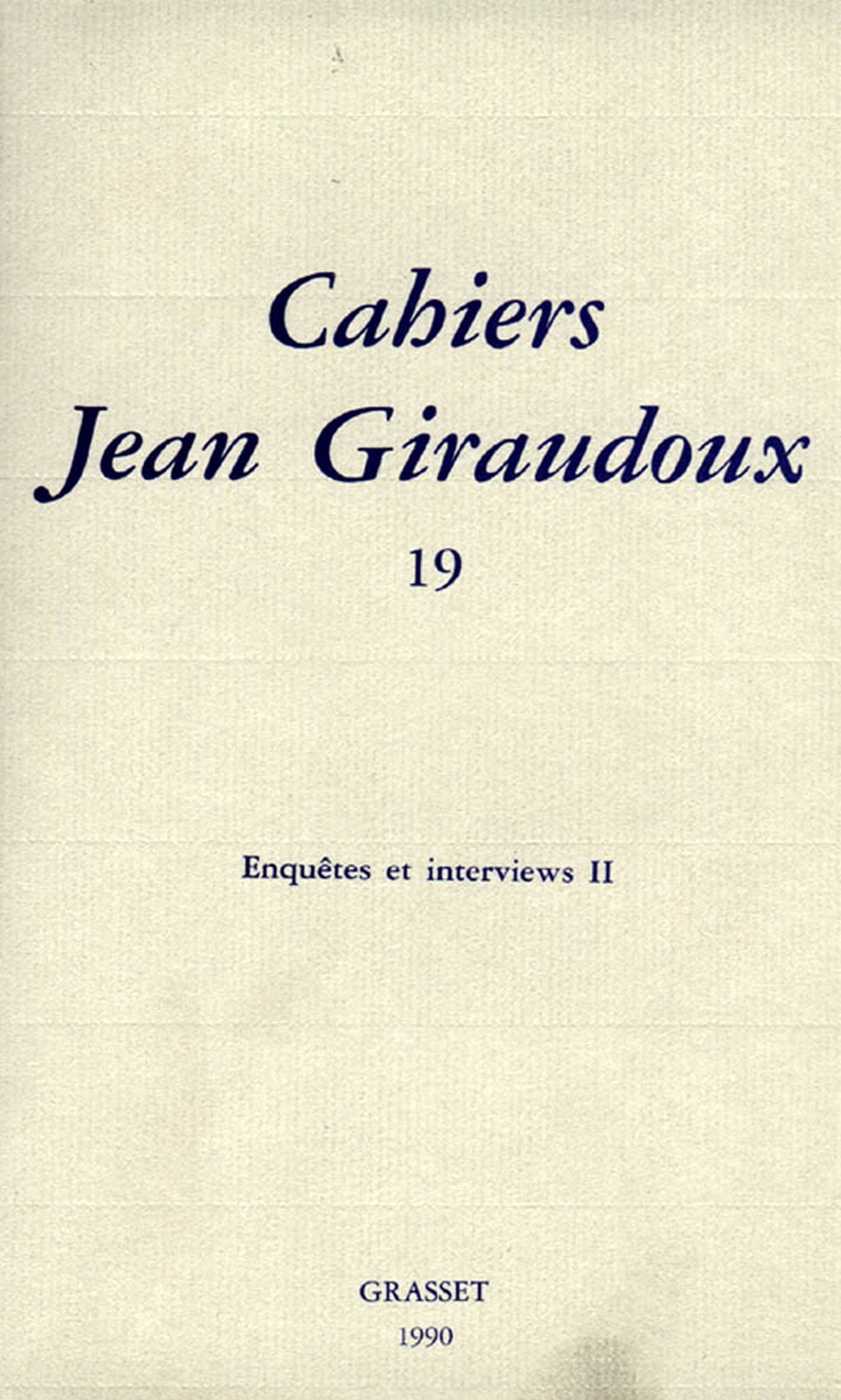 Cahiers numéro 19 (Aventures) (French Edition)