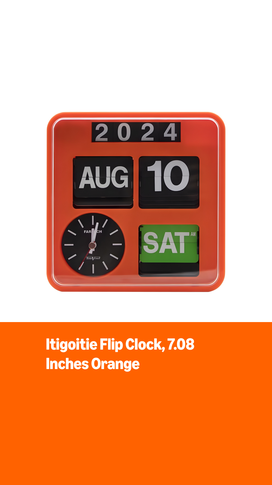 Amazon.com: Itigoitie Retro Modern 9.45 Inches Calendar Day Date