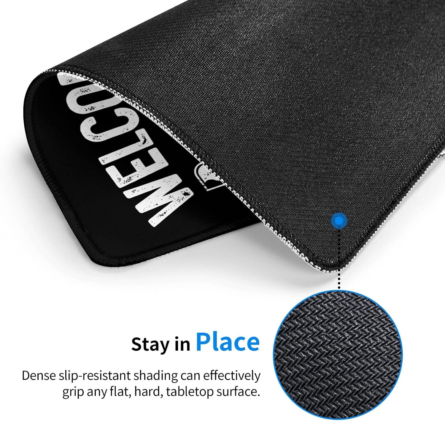 Welcome to The Shitshow Mouse Pad, Laptop Office Desk Accessories Wireless Mouse Pad Mouse Pad Non-Slip Water Resistant Desk Mat Premium Computer Accessories image 4