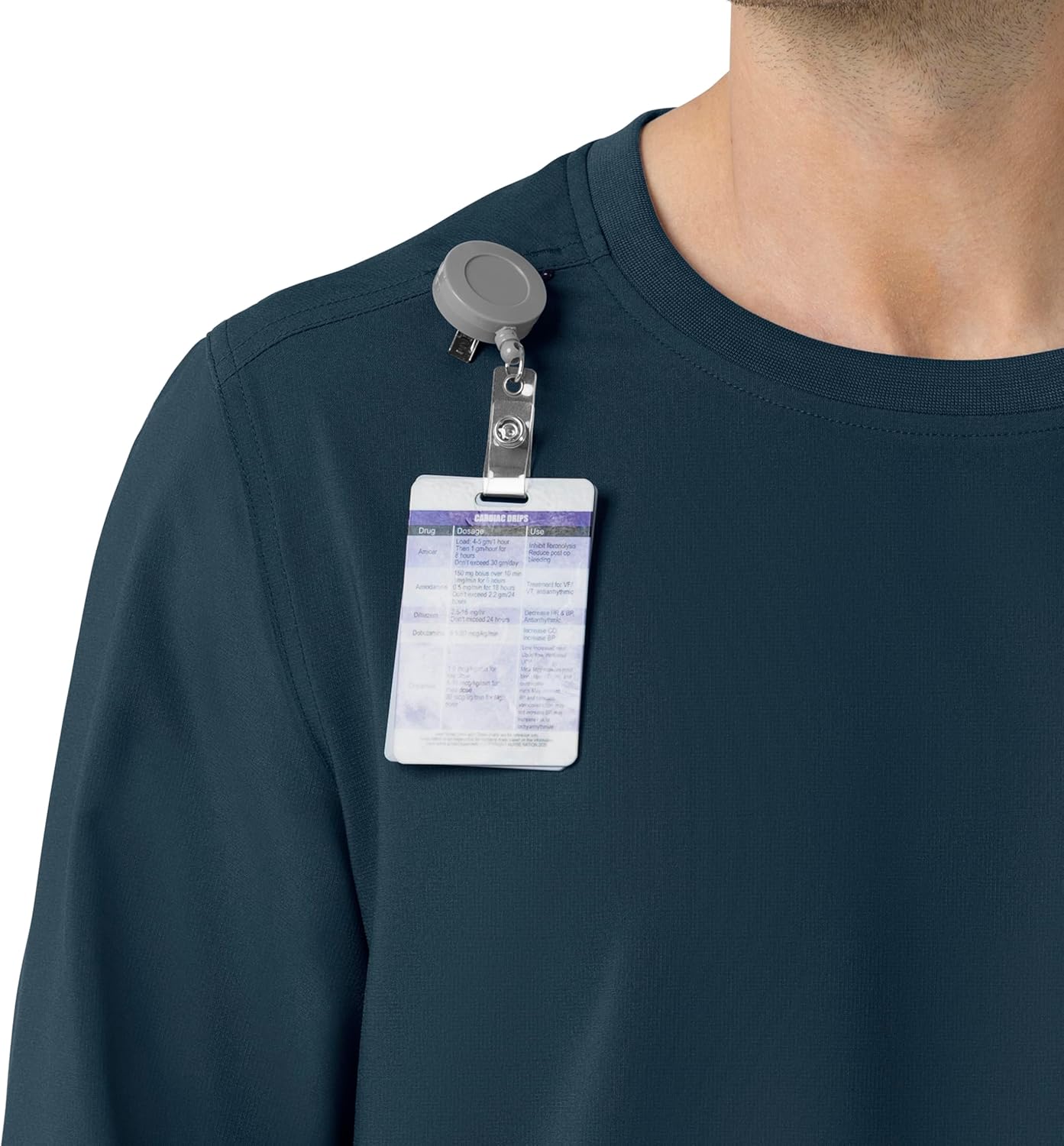 Carhartt Mens Men's Crewneck Long-Sleeve Scrub Top - Image 7