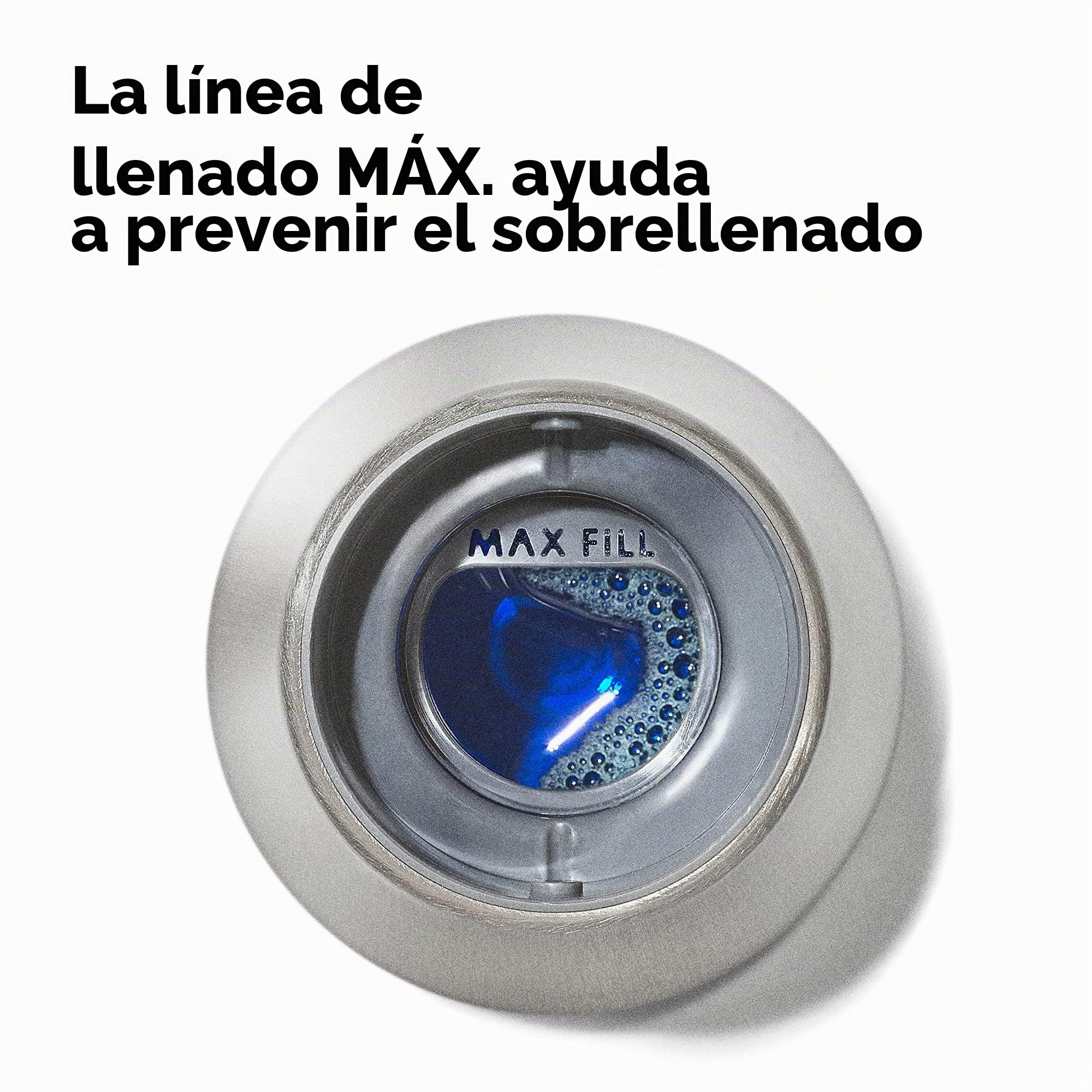 OXO 13331100 Dispensador de jabón espumoso, Acero Inoxidable, Transparente