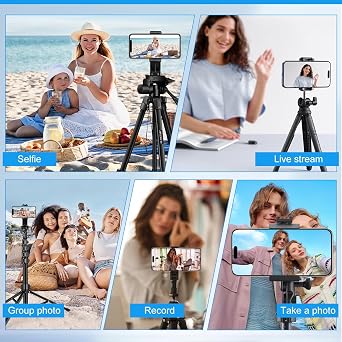 Wireless Vlog Selfie Monitor Screen for iPhone & Android Black