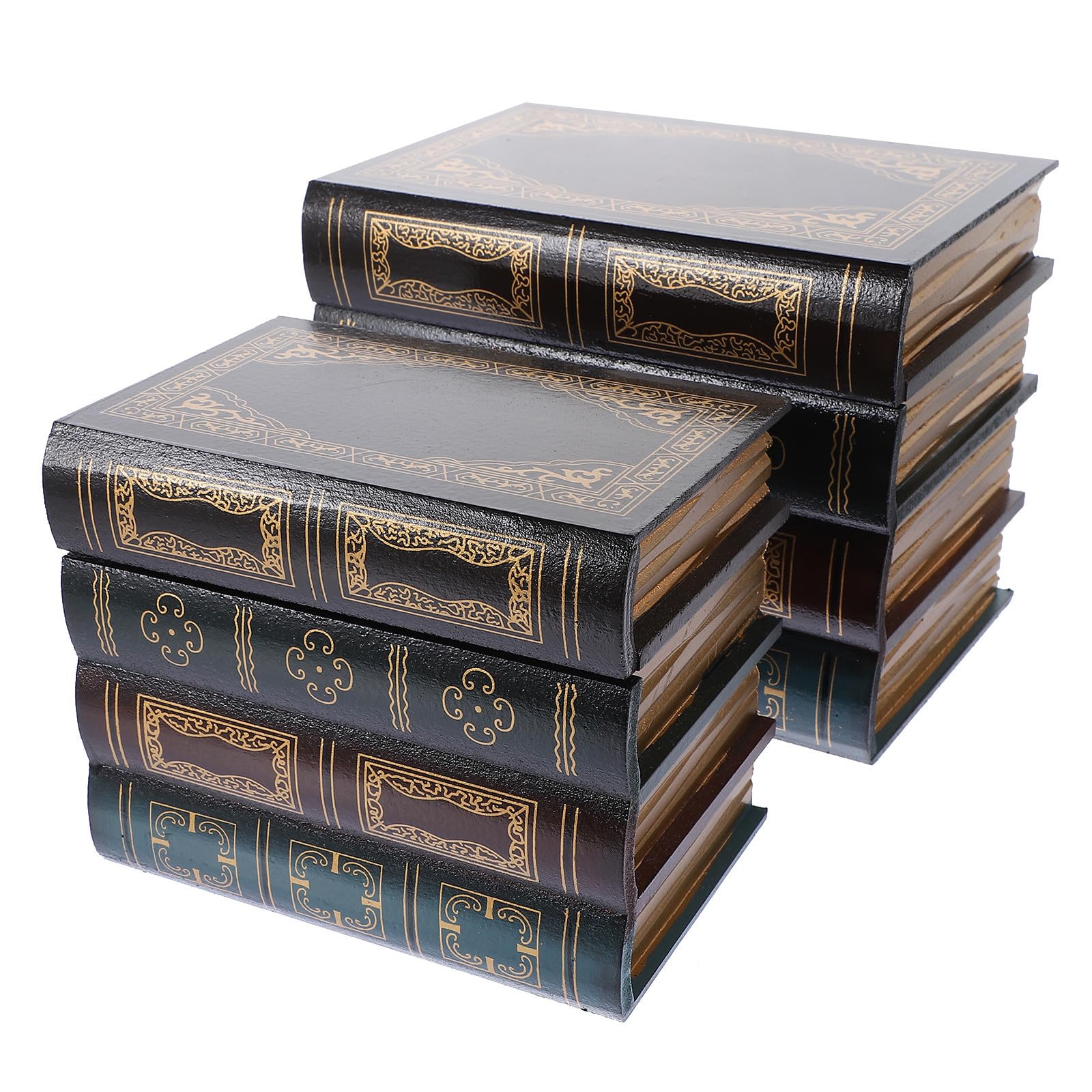 Livres simulés en bois, un ornement créatif et cadeau idéal pour esthètes