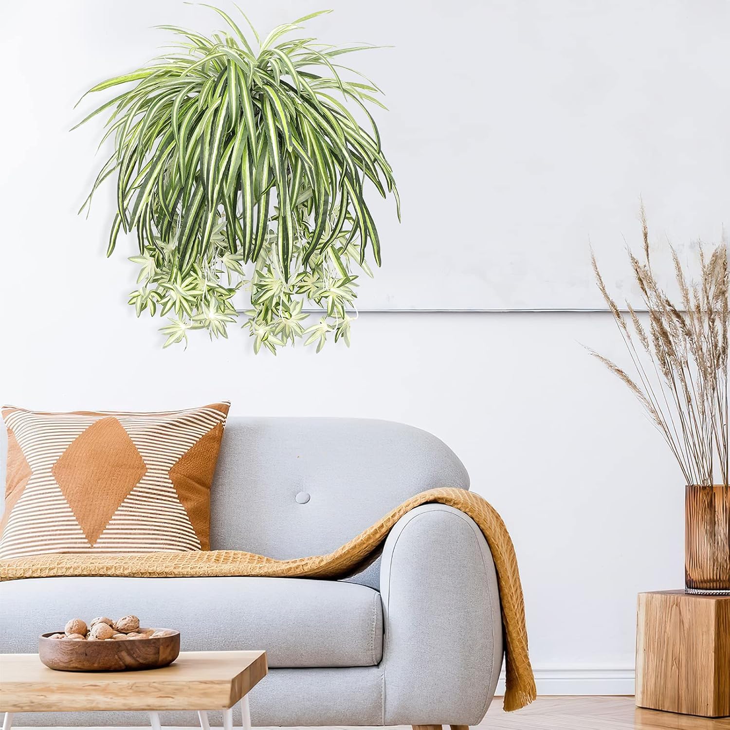 1 Pack Hanging Plant 3.25ft Fake Potted Plants Fake Ivy Plant Faux