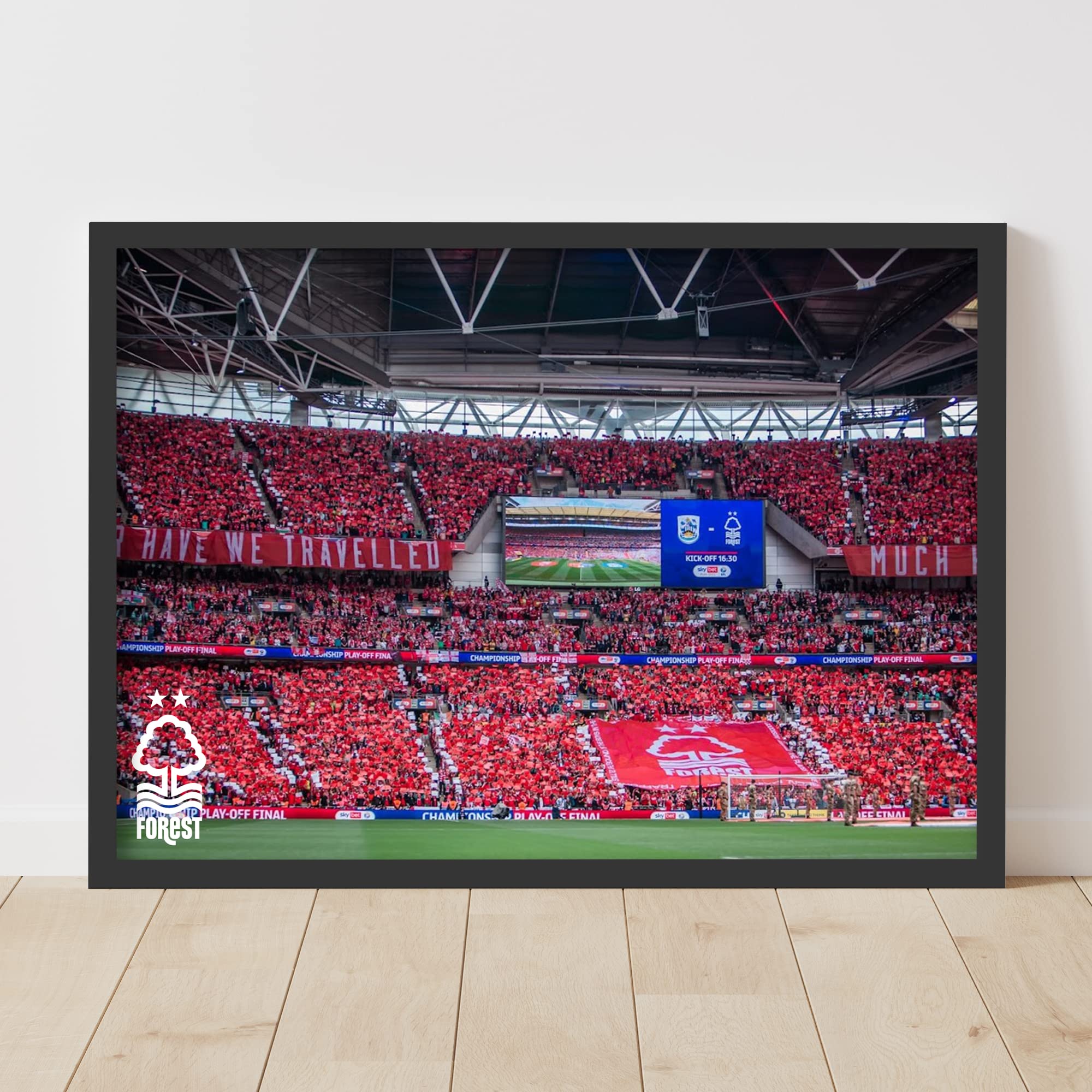 Nottingham Forest Print - Playoff Crowd Poster Football Wall Art (A2-42cm x 59.4cm)