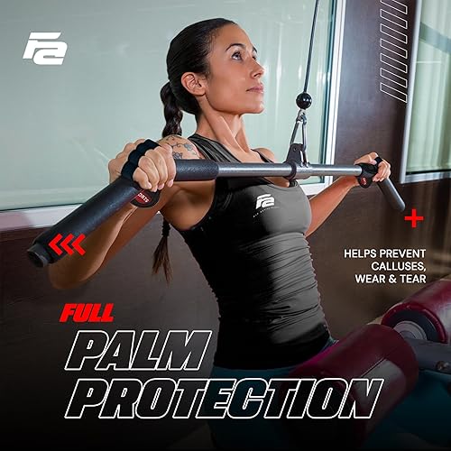 Miniatura 3 de Fit Active Sports Guantes de entrenamiento para gimnasio - Agarres duraderos de gimnasio y almohadillas de agarre - Acolchado de goma para evitar