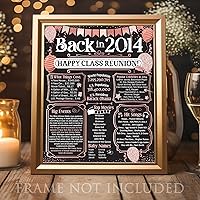 Vista 476 de Lone Star Art 66ª Reunión de Graduados (Sesenta y seis) Decoración en Oro - Recordando El Año - Clase de 1959 - Póster Sin Marco de 11x14 - Globos