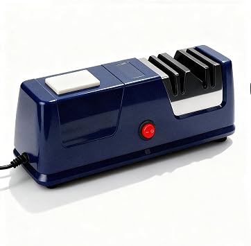 Professional Electric Knife Sharpener for Kitchen 3 Stage 100% Diamond Abrasive Automatic Knife Sharpeners Adjustable Angle Precision Sharpening Commercial Machine Tool with Scissor Knives for Home