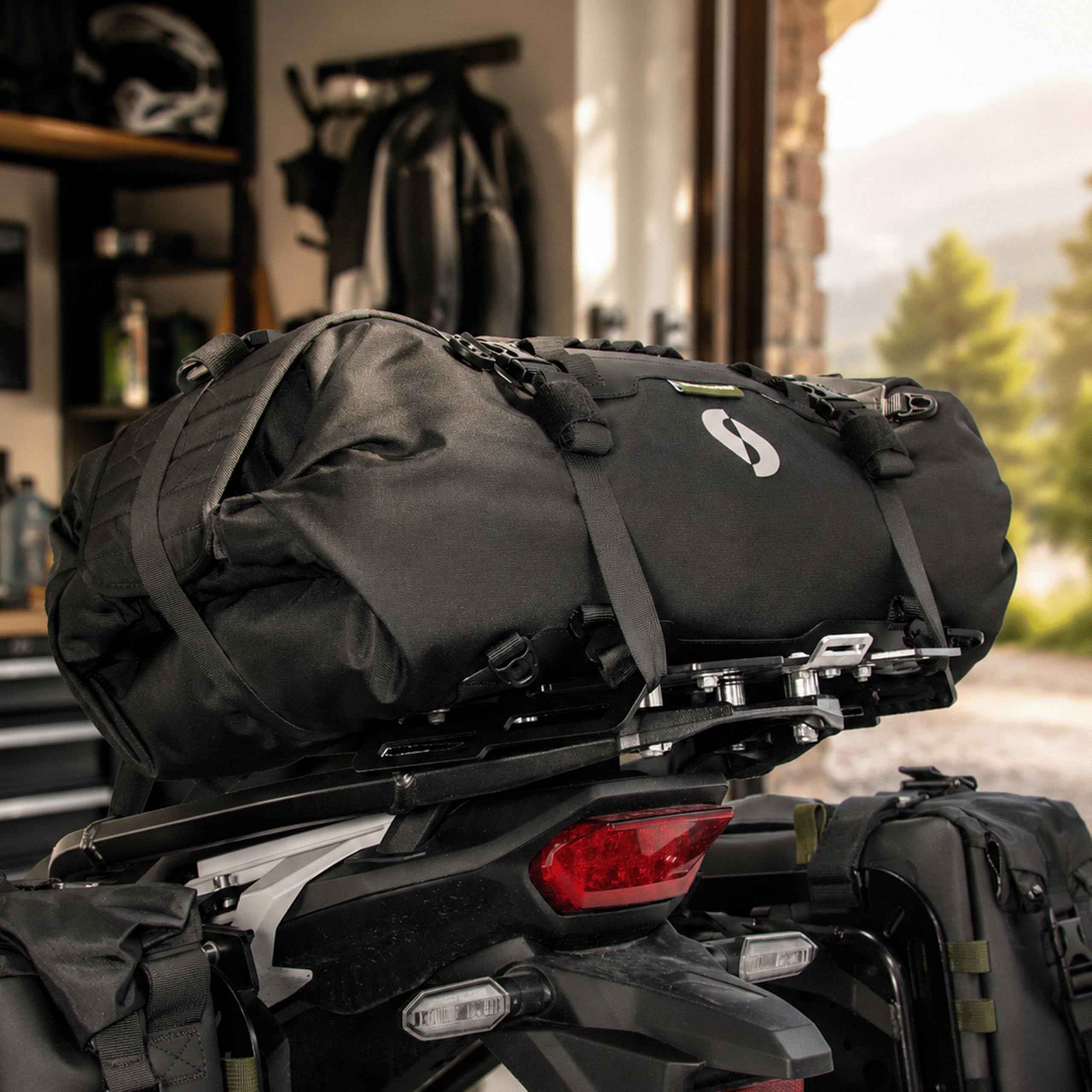 SCHNORR Universal Rearbag 40L beidseitig öffnend Motorrad Hecktasche wasserdicht