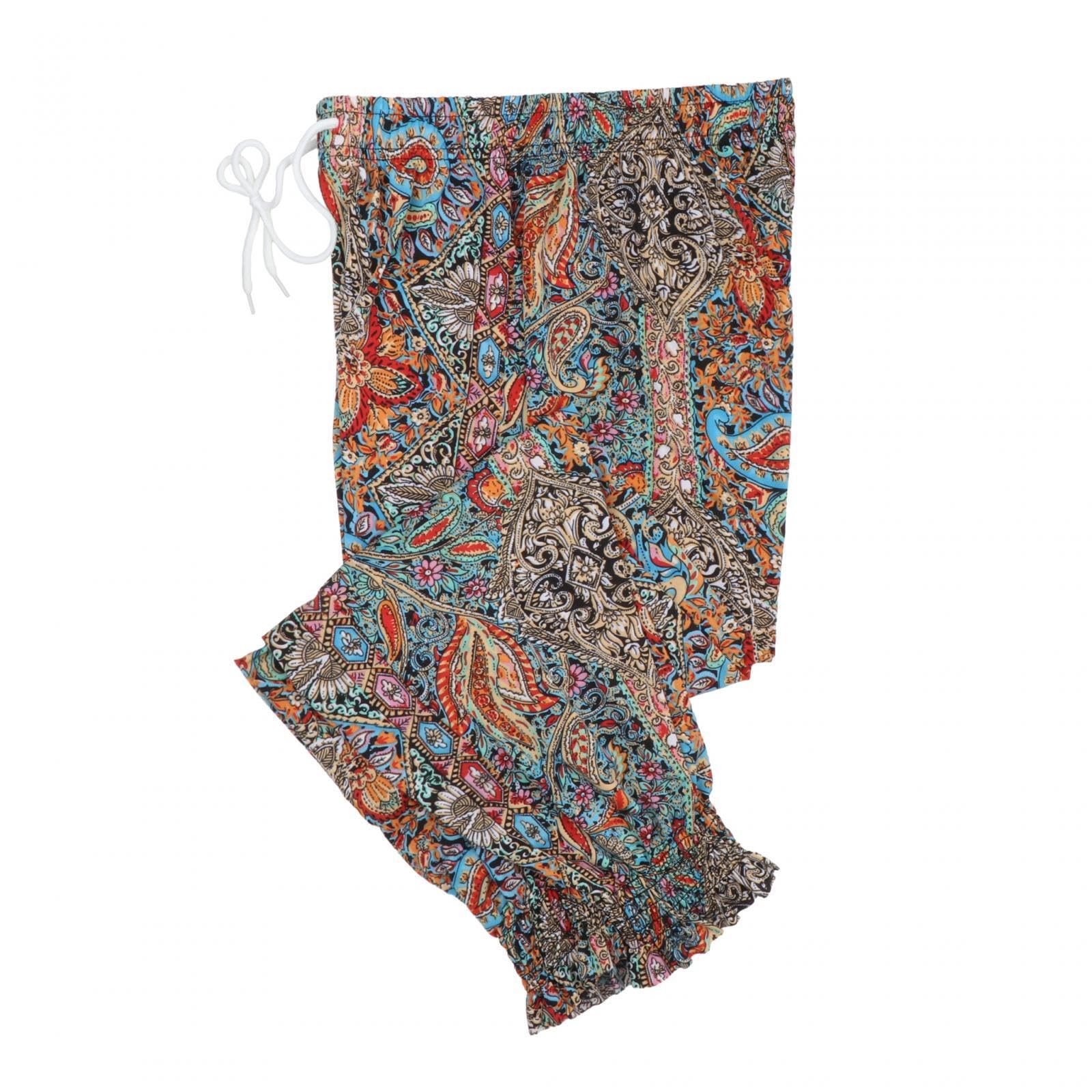 nivaa Harem Pants Women High Waist Hippy Lightweight Beach Pants Bohemian Clothing Style C-picture-49