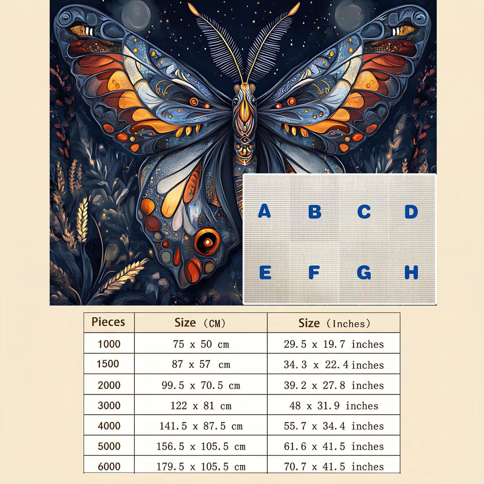 Puzzle 6000 Teile, Holzpuzzle Erwachsene 179 x 105 cm, Kniffliges Denksport Spiel, Großer Puzzlespaß für anspruchsvolle Liebhaber, Familienspiel, Puzzles für Dekor und Geschenk Tier Traum f0-156