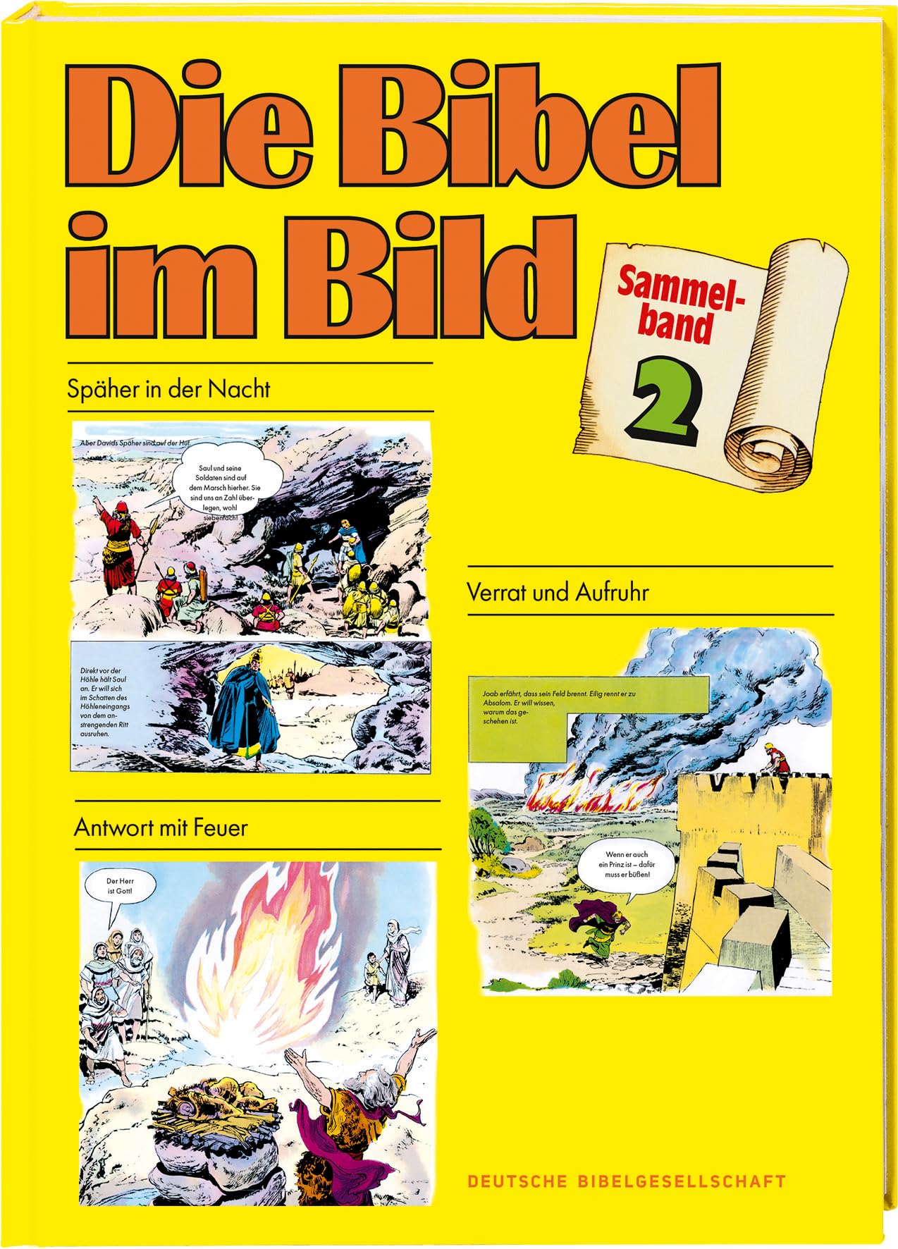 Comic-Reihe „Die Bibel im Bild“. 50 Jahre-Jubiläumsausgabe. Kinderbuch-Klassiker ab 8 Jahren mit Geschichten aus dem Alten und Neuen Testament als Comics. 5 Sammelbände im Schuber