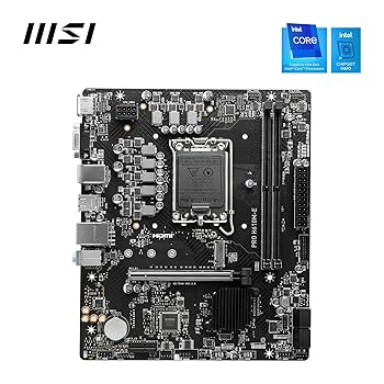 MSI PRO H610M-E DDR4 マザーボード PRO H610M-E DDR4 Motherboard M-ATX - Intel 12th Gen Processors