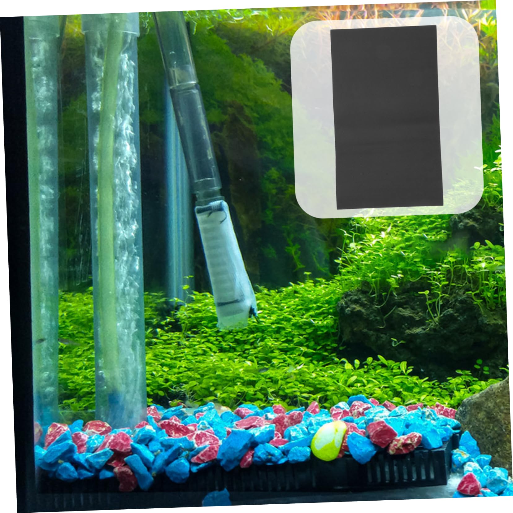 INOOMP Tapis pour Aquarium Protecteur Mousse Non Black Coton