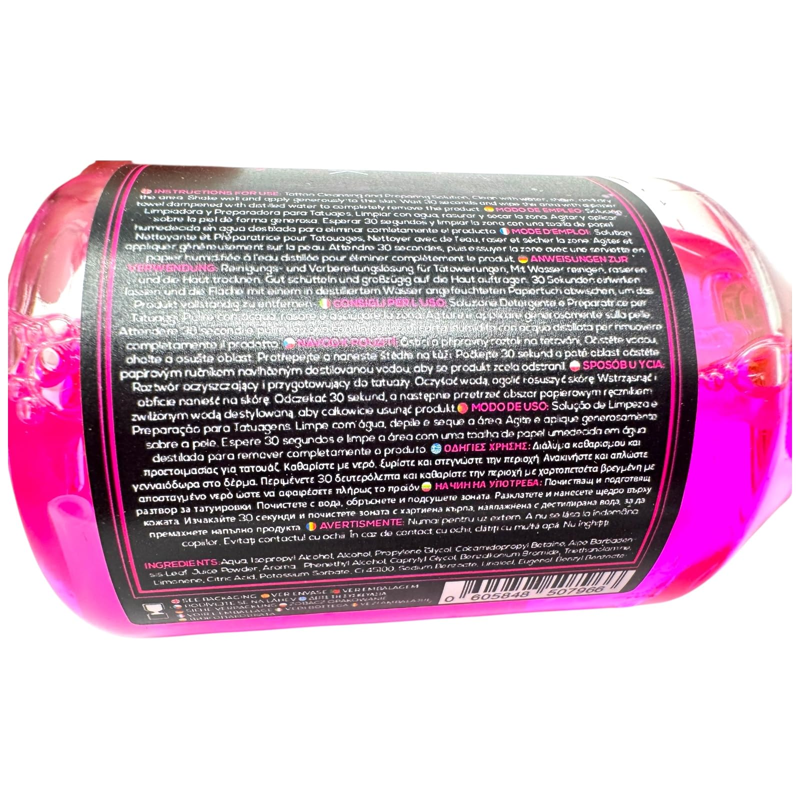 Proton Professional Stencil Eraser Spray Rosa Pink - 100ml - Reiniger/Entferner - Stempel Entferner - Tattoo INKgrafiX® Deutschland - PROFI STUDIO