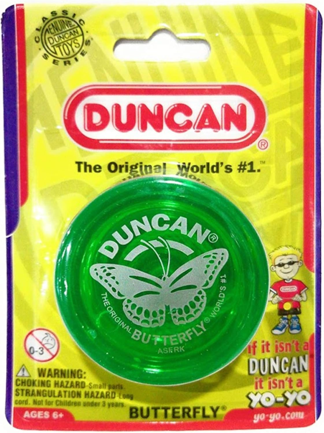 Nes wiwi tienda de mayoreo Yoyo Duncan Mariposa Original (Verde