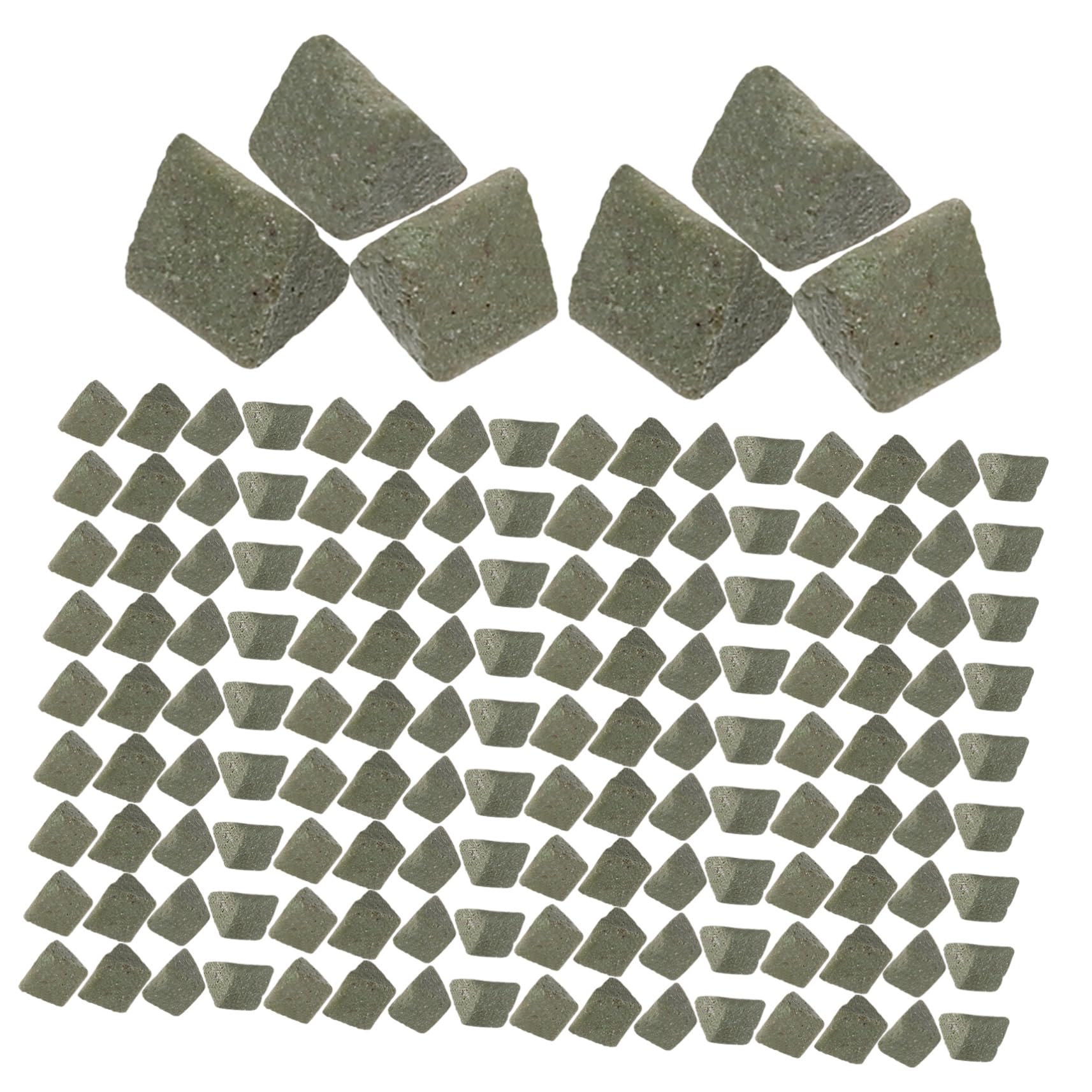 4stücke Triangular Poliermaterial Hochwertige Keramische Schleifmittel Für Vibrationstumbler Packung Für Schmuck Und Glasbearbeitung