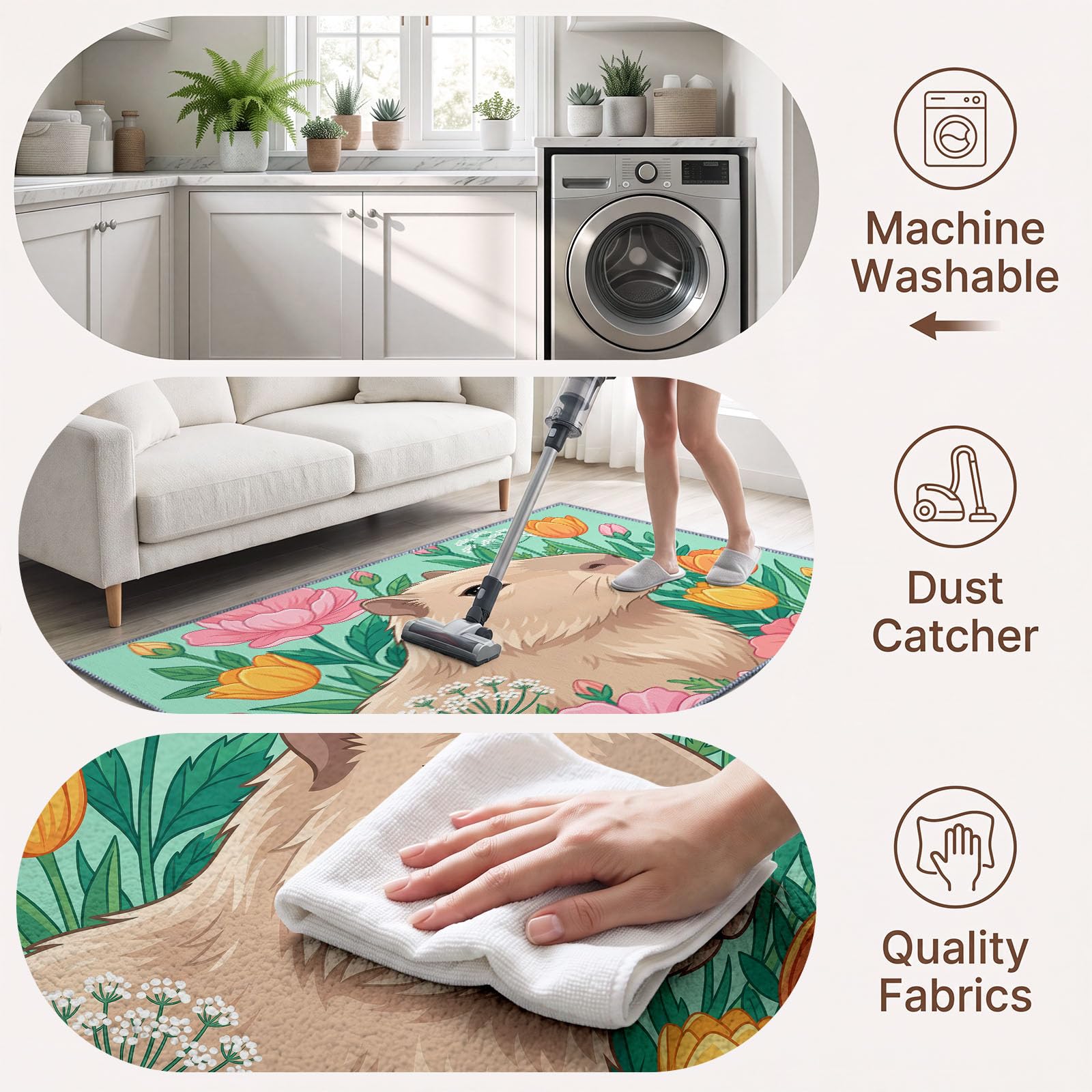 Tapis Frais Animaux Animaux de Compagnie Mignons Lavable en Machine
