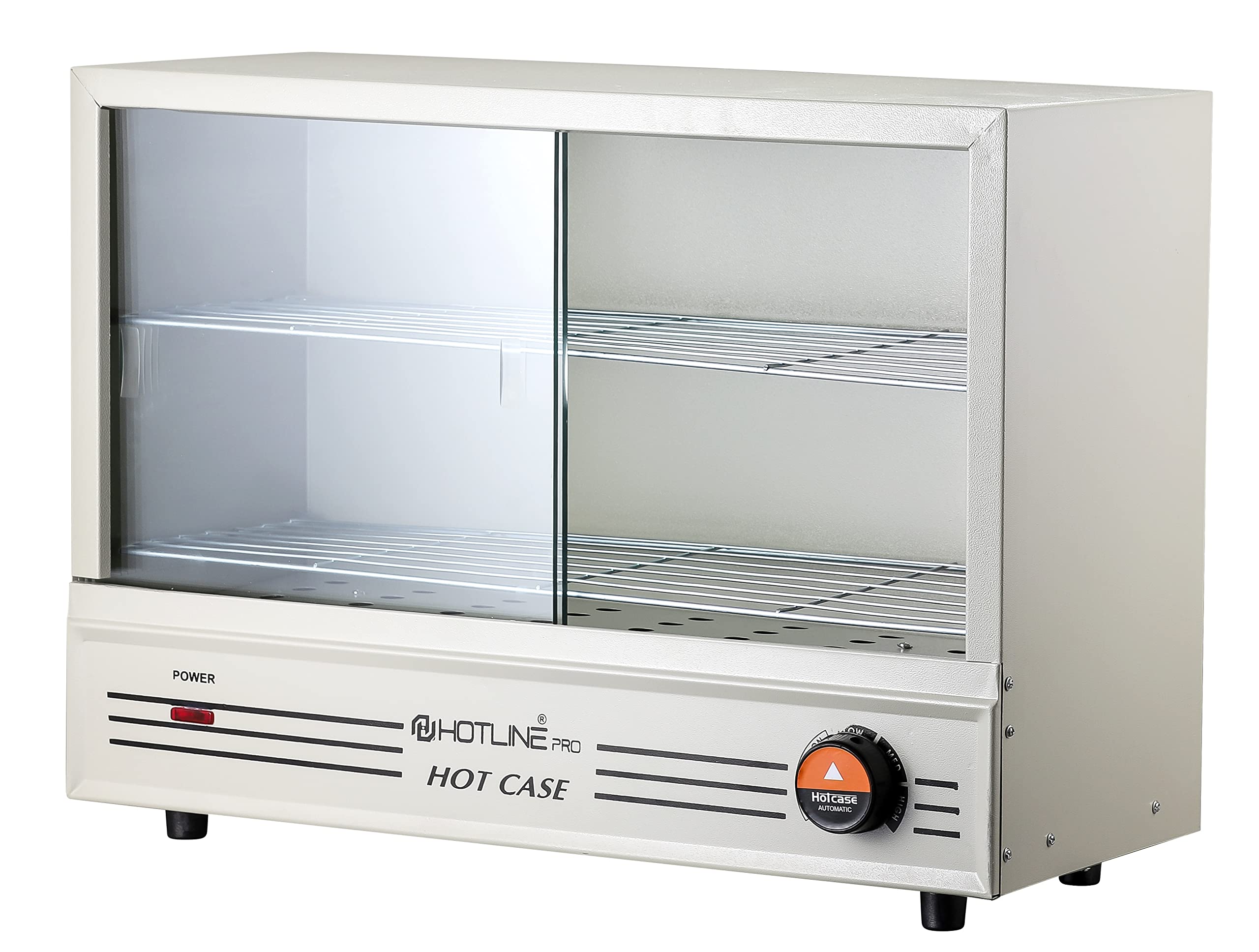 Electric Hot Case Sliding Door/Patties Warmer/Food Warmer Oven Outer Door Glass (White)- 1 Year Warranty