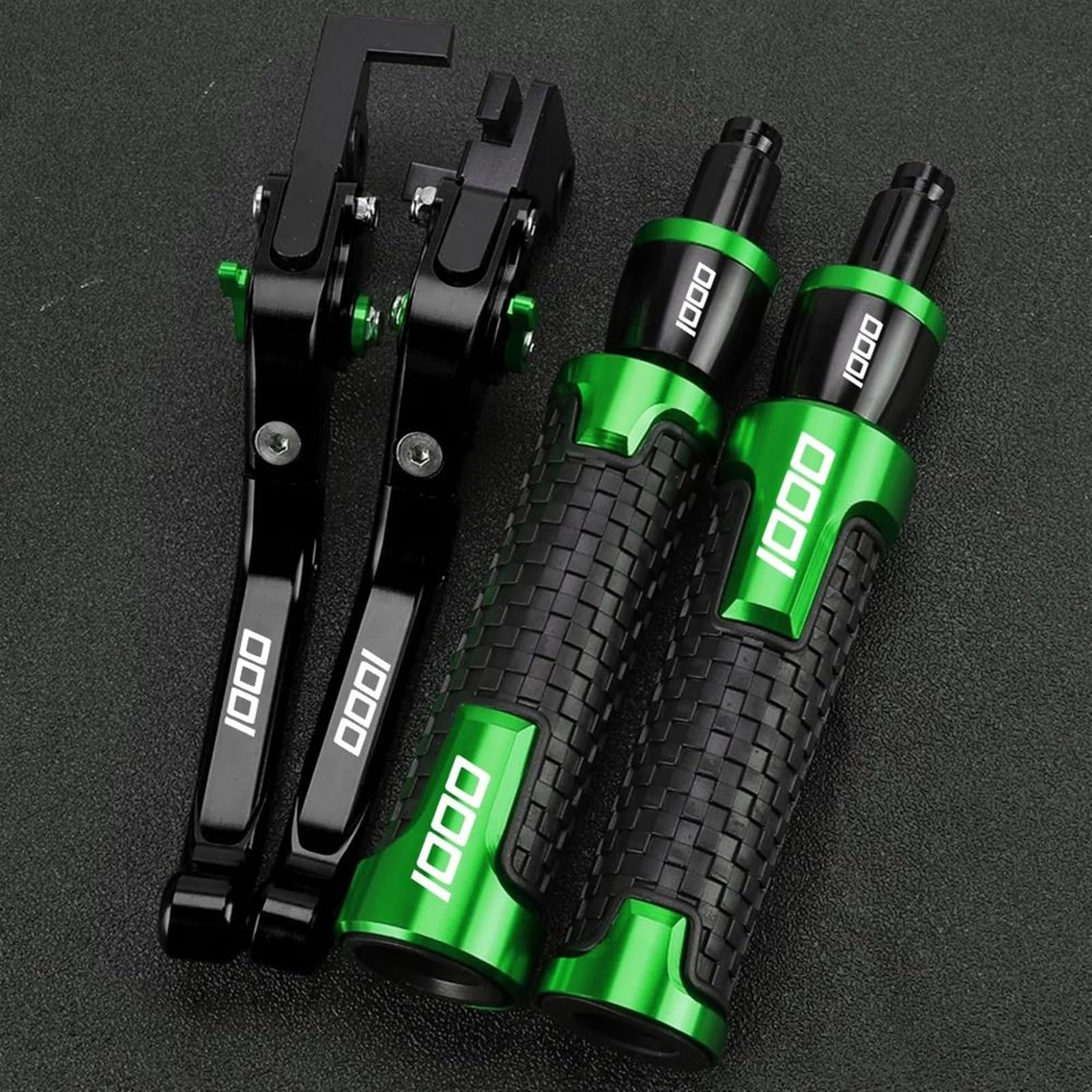 VTAIEX Motorbike Accessories Hand Grips Handlebar Ends for Kawasaki for VERSYS1000 for VERSYS 1000 2018 2017 2016 2015 Extendable Motorcycle Brake Clutch Levers