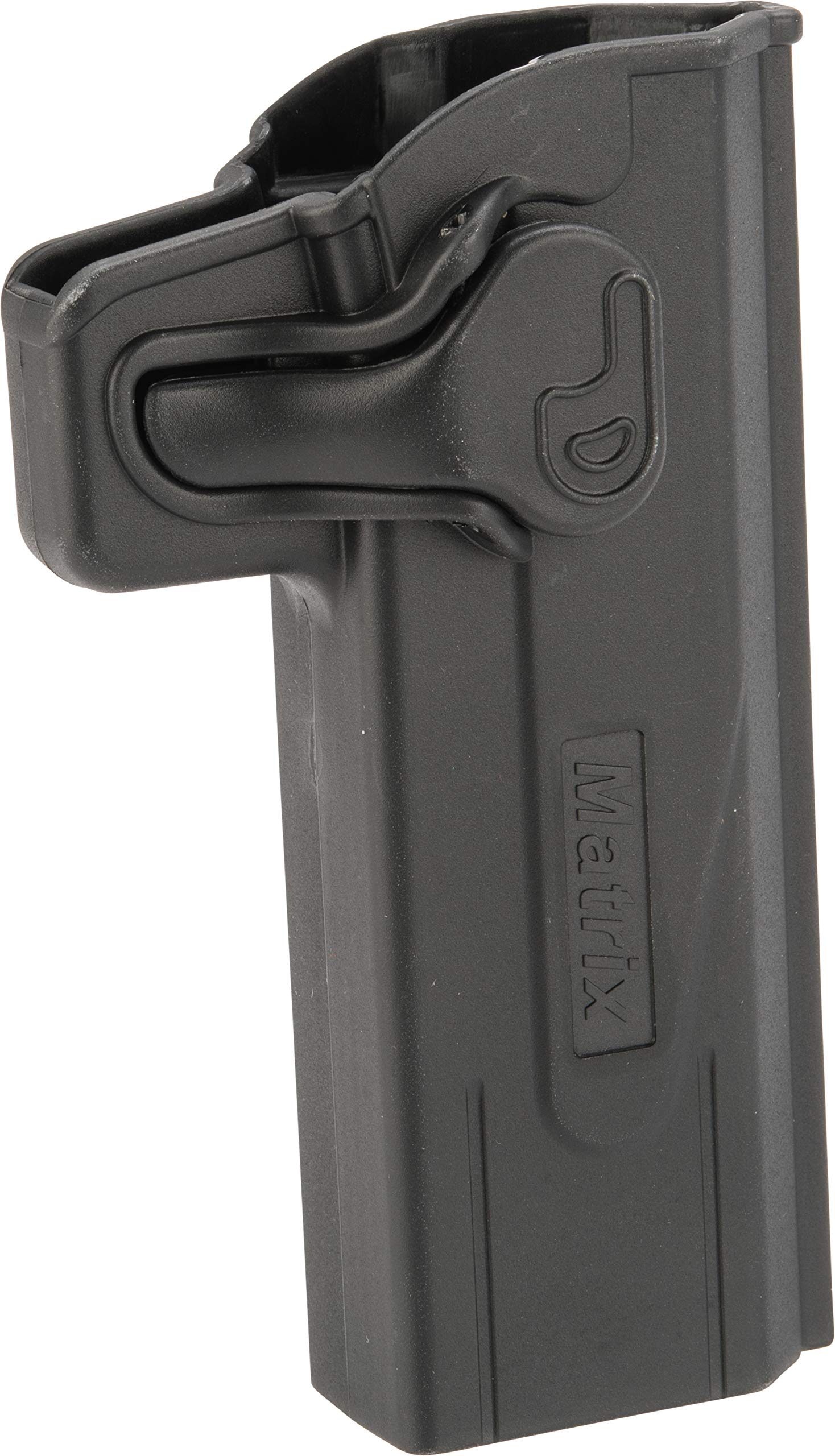 Evike Airsoft - Matrix Hardshell Adjustable Holster for STI Hi-Capa 2011 Series Airsoft Pistols (Type: Black/No Attachment)