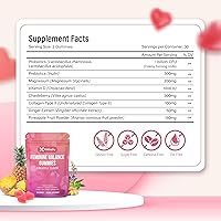 Vista 2 de Gomas Premium 60 Equilibrio Femenino – Probióticos Vaginales y Apoyo a la Salud Digestiva – Probióticos, Colágeno Tipo II, Agracejo, Vitamina D