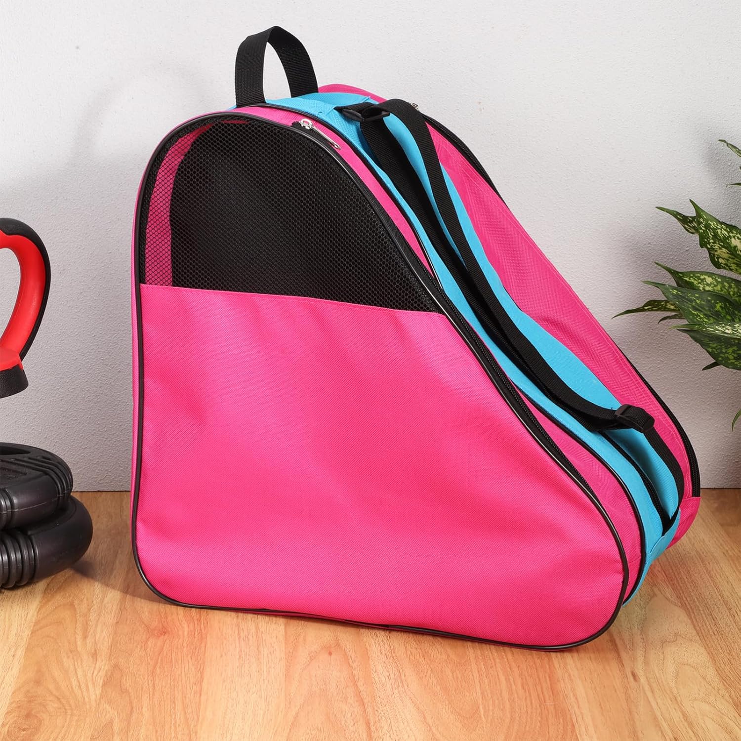 Happyyami Boys and Girls Roller Skate Backpack Oxford Skating Bag for Boy Girl Versatile Storage for Roller Skates and Protective Gear Stylish Design