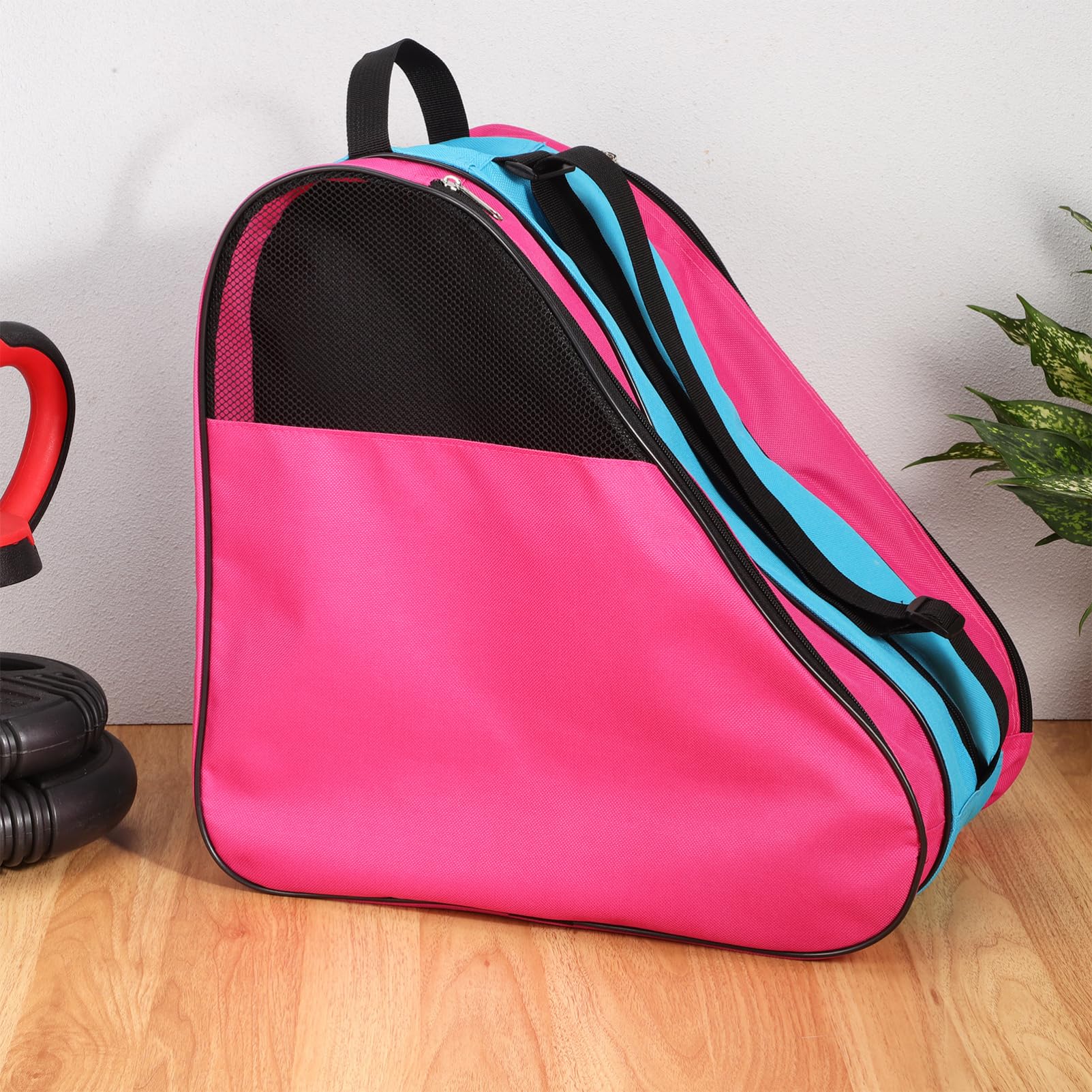 Happyyami Rollschuhtasche für Junge Mädchen Dreieckstasche zum Transport von Schlittschuhen und Schutzausrüstung aus Robustem für Langlebigen Gebrauch