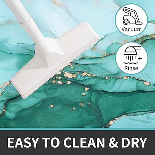 Miniatura 9 de DEXI Alfombras de baño de 2 piezas superabsorbentes, ultrafinas, de perfil bajo, antideslizantes, de secado rápido, lavables para fregadero, ducha,