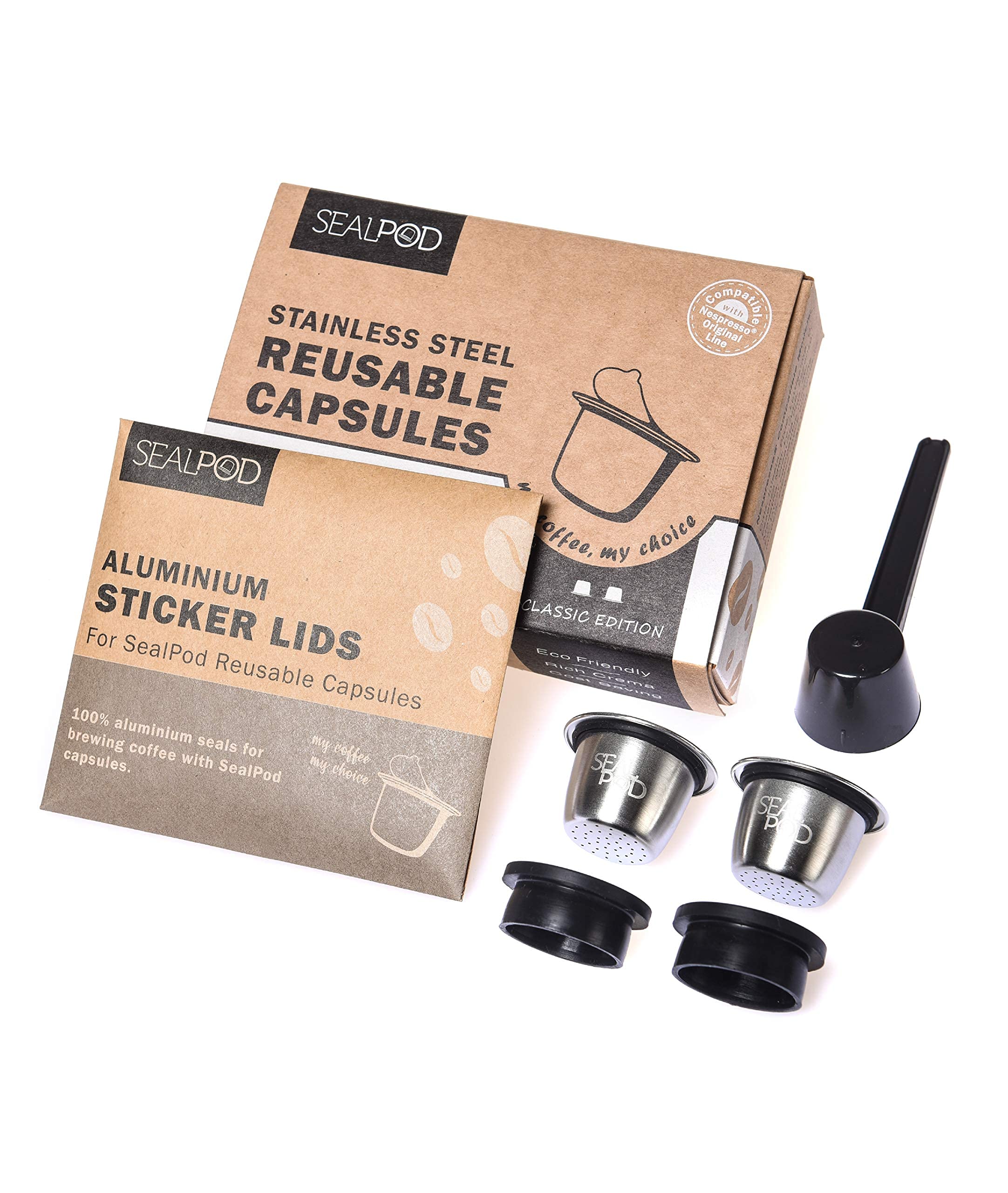 SEAL POD Refillable Nespresso Pods 