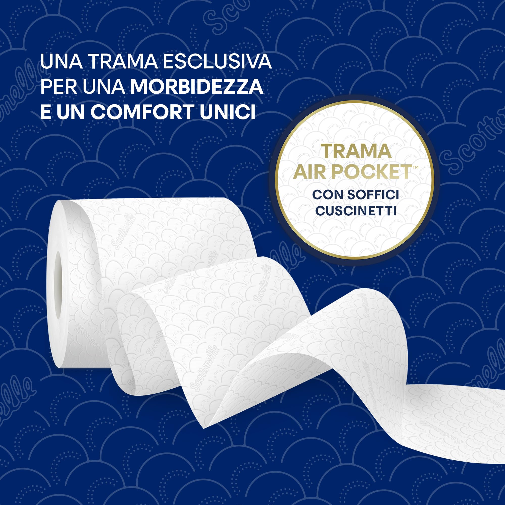 Scottonelle Carta Igienica, Morbida e Resistente, Dermatologicamente testata, 36 Rotoli Maxi
