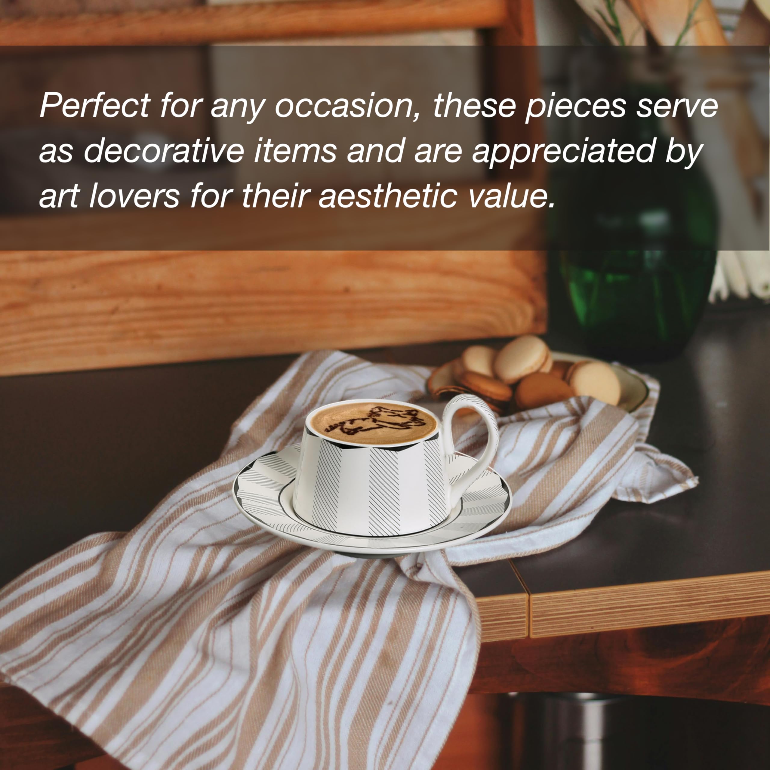 kubek do kawy - ceramiczny kubek do kawy do domu popołudniowa herbata kwiat herbata filiżanka 300 ml idealny do cappuccino i latte, idealny na popołudniowe spotkania herbaciane i różne okazje