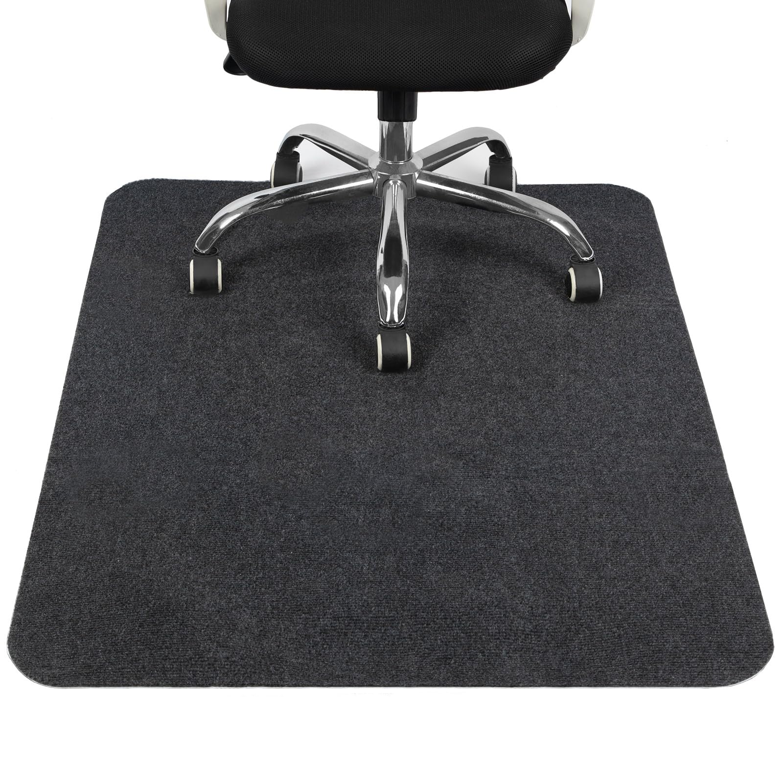 COSYLAND Alfombrilla de protección para el Suelo, Alfombrillas para sillas de Oficina, Alfombras para sillas Multifuncionales, Alfombrillas para Oficinas para el Hogar, Gris