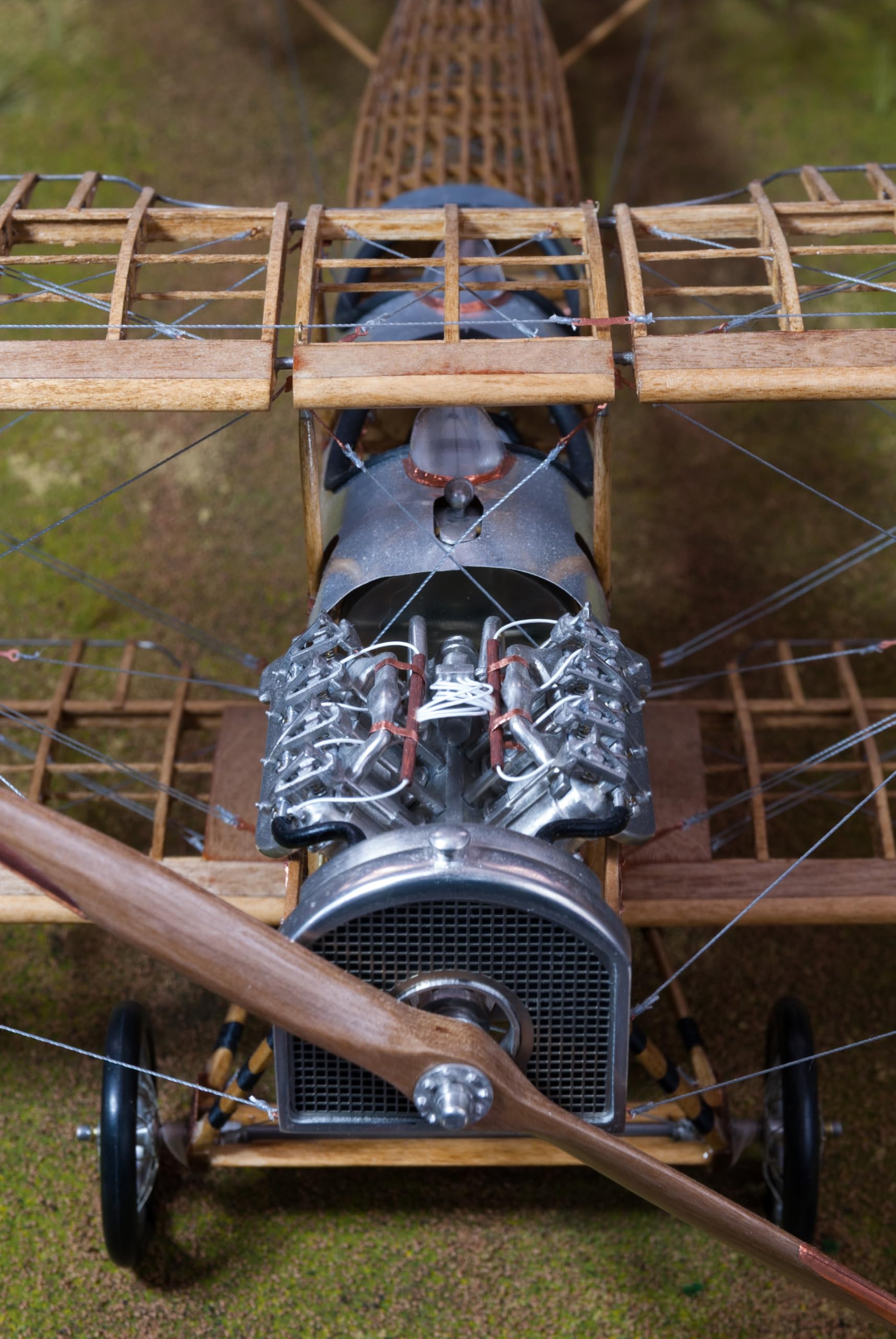 Model Airways Curtiss JN-4D Jenny 1:16 Scale Model Kit - Historically Accurate Wood and Metal Aircraft Model for Adults to Build - Image 9