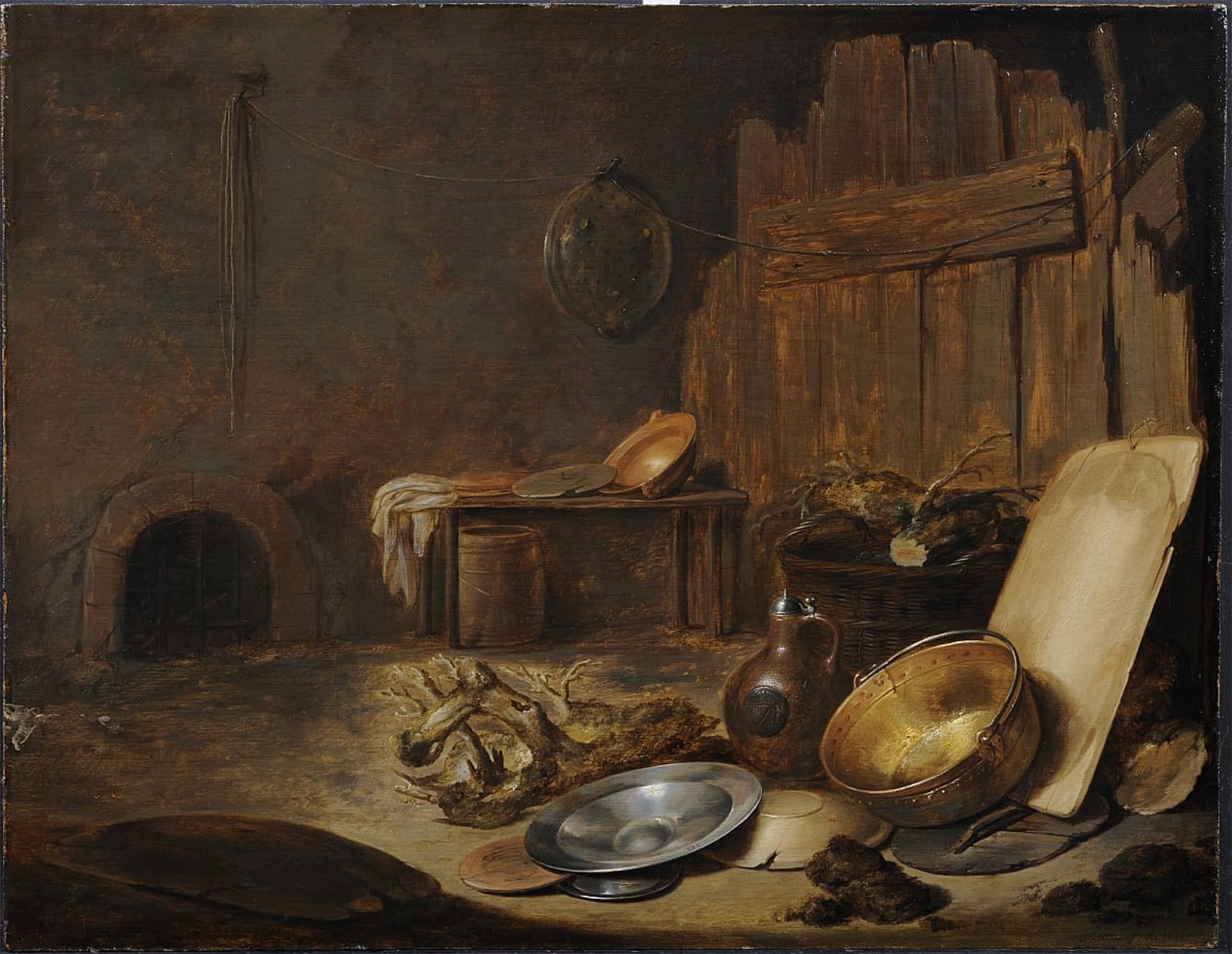 Artxlxxbn No Frame Famous Prints Artwork Pictures Poster Painting Art Still Life In A Barn By Jan Davidsz De Heem Artwork Landscape Pictures For Home Decor 60X90cm