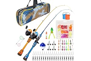 BETTER LEADER Kids Fishing Pole and Reel Combo