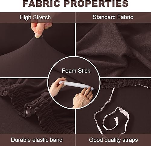 Miniatura 4 de Funda de sofá modular en forma de L, funda elástica y suave para sofá de 2 piezas, protector de muebles con 2 fundas de almohada (sofá de 3 plazas +