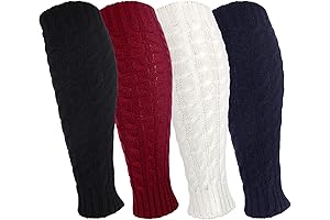 Navy Blue Leg Warmers for Women and Girls