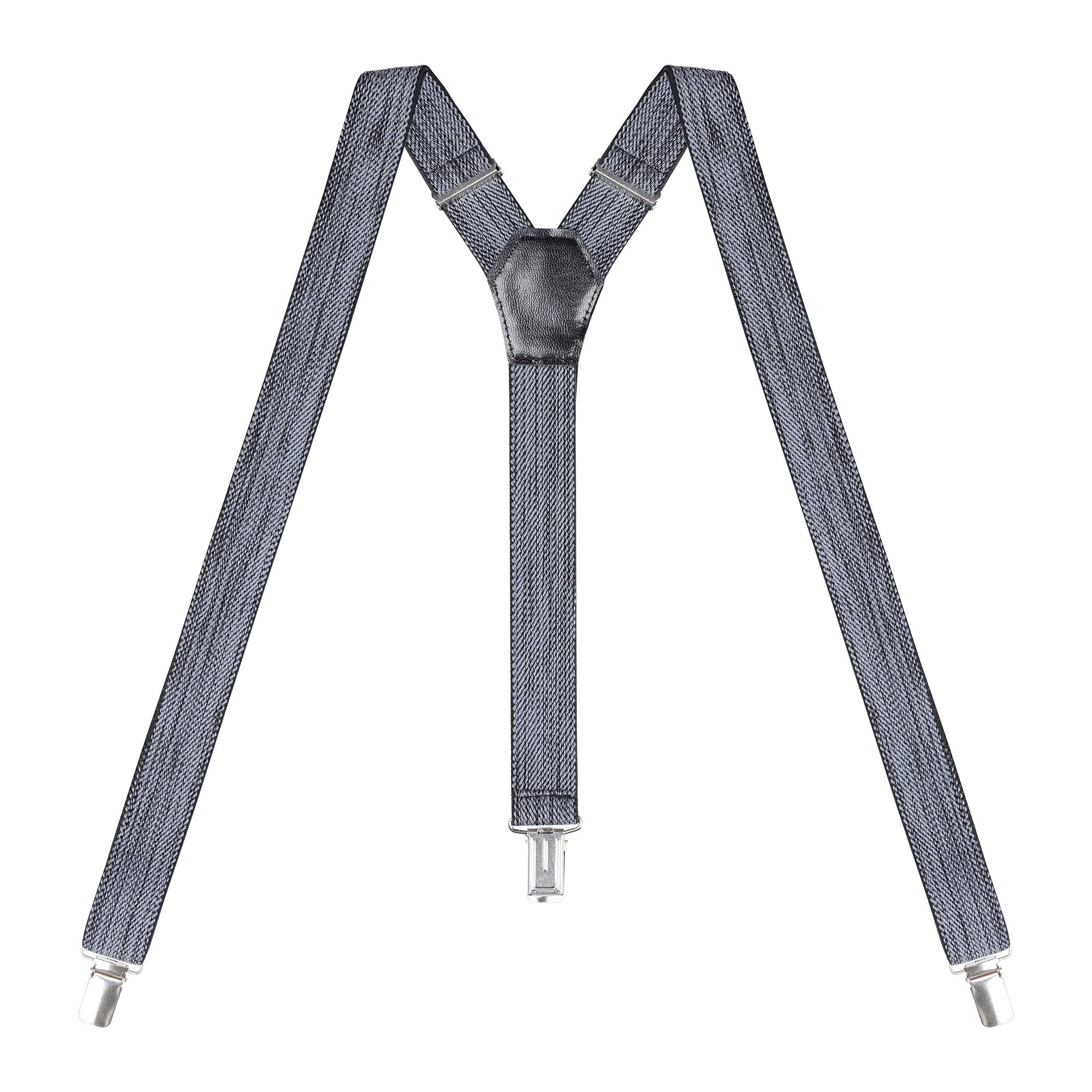 Womens Suspenders – Y Back Style – 1" Width - Comfortably Adjustable Elastic Straps and Metal Clips