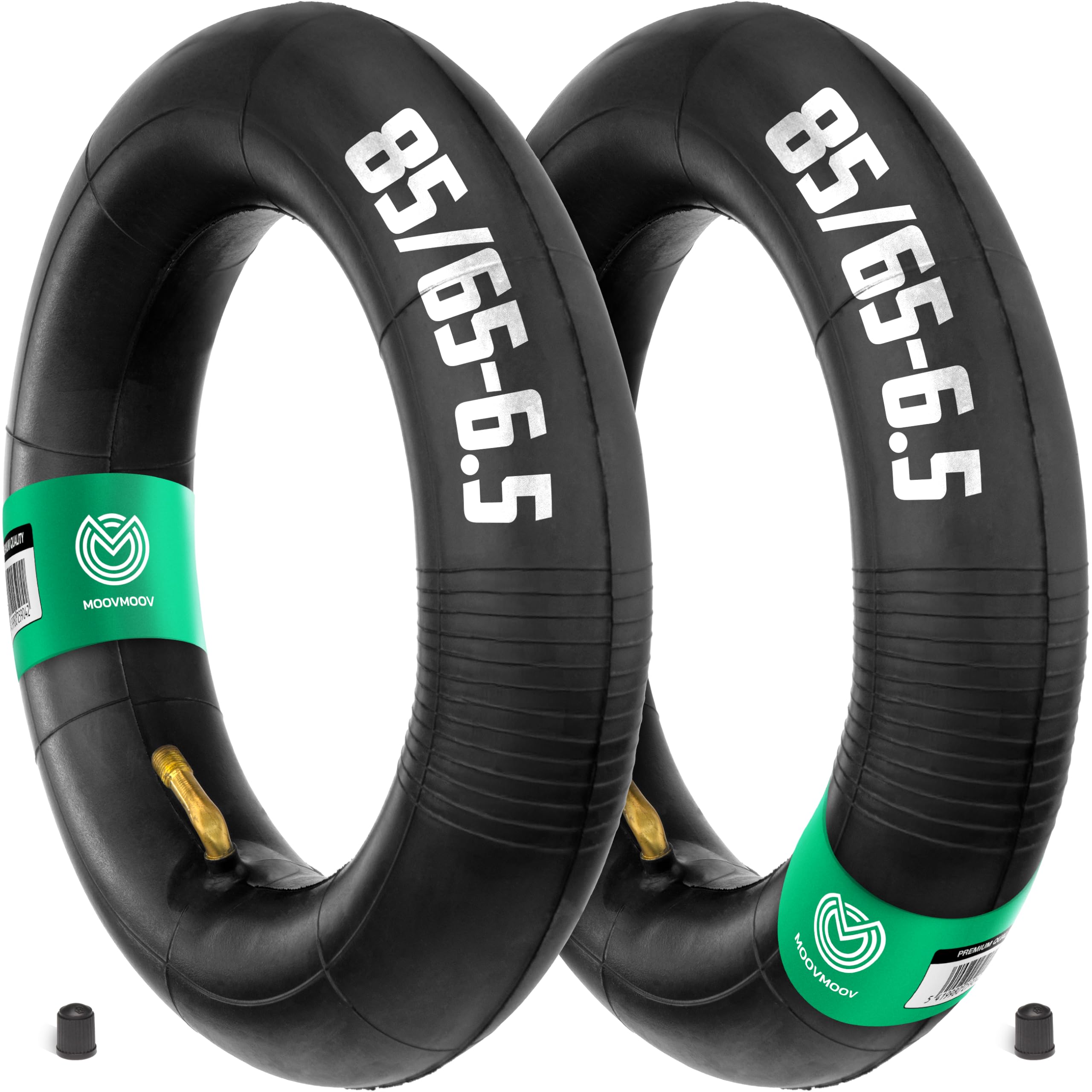 MOOVMOOV - Inner Tubes 85/65-6.5 with 70/0 Bent Valve - For Kugoo G-Booster Scooter | Kugoo G2 Pro, etc. - Premium Quality Inner Tube for Inflatable Tire 85/65-6.5