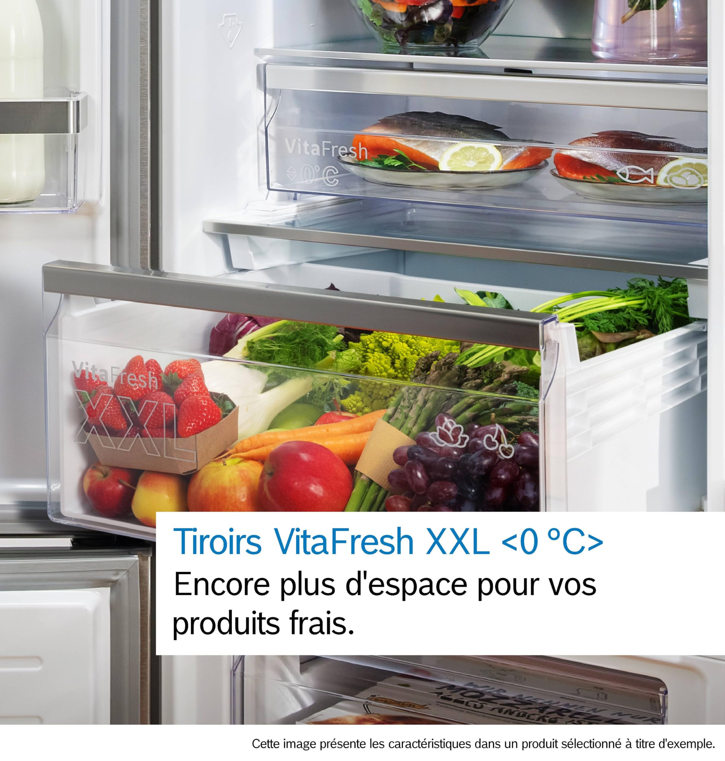 Bosch KGN367LDF- Série 4, Réfrigérateur combiné pose-libre,186 x 60 cm, Inox