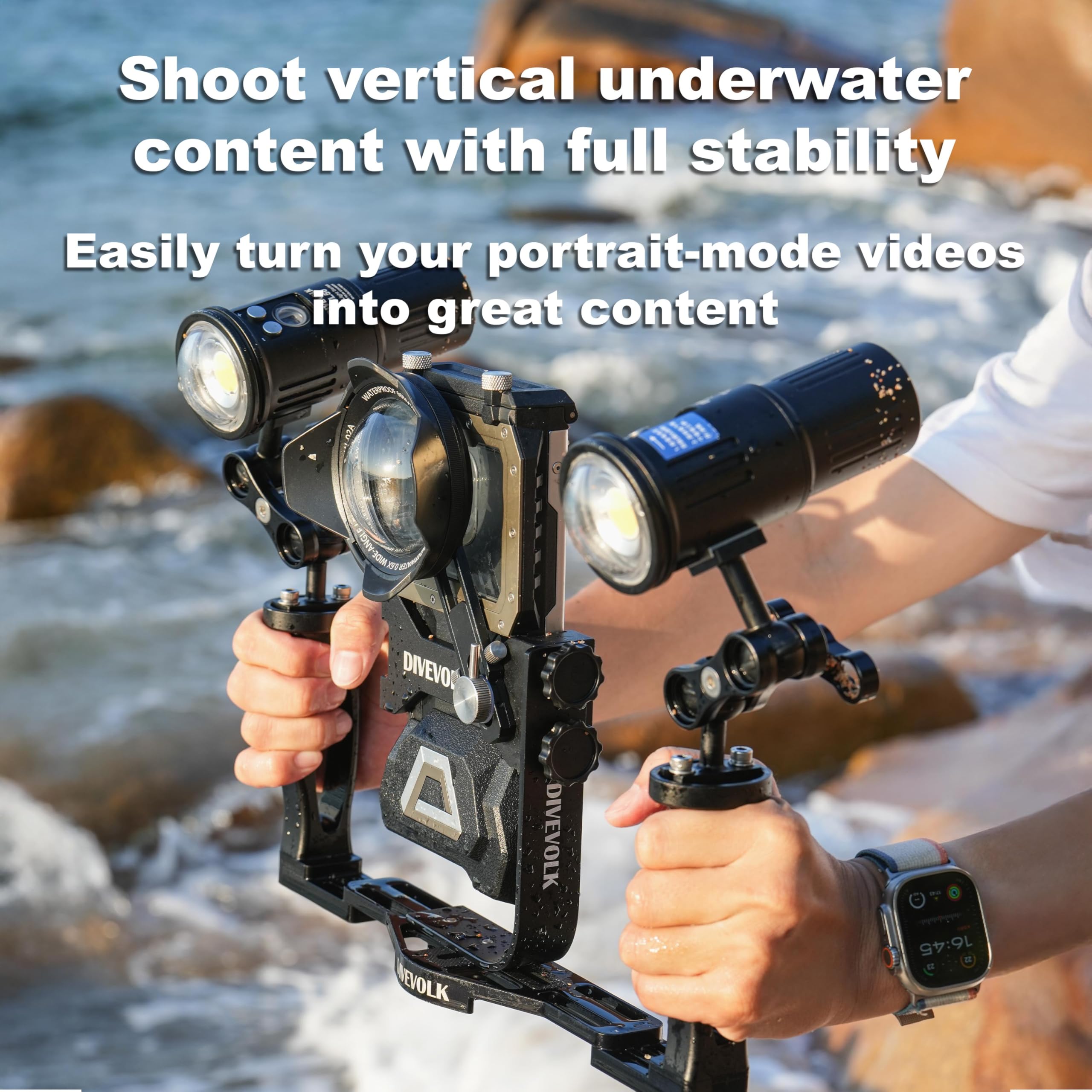 Vertical Horizontal Switching L Bracket for Seatouch 4 Max housing