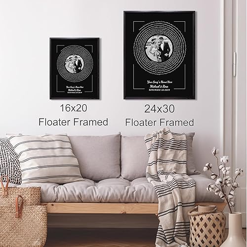 Vista 80 de Letras de música personalizadas, canciones, lienzo/fotos sin marco/impresiones enmarcadas con corazón en nombres de corazón, fecha de carga de fotos